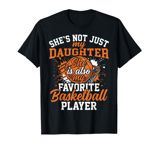 Basketball Daughter Favorite Player T-Shirt - Custom Art Print for Adults - T-Shirt, Sweatshirt, Hoodie