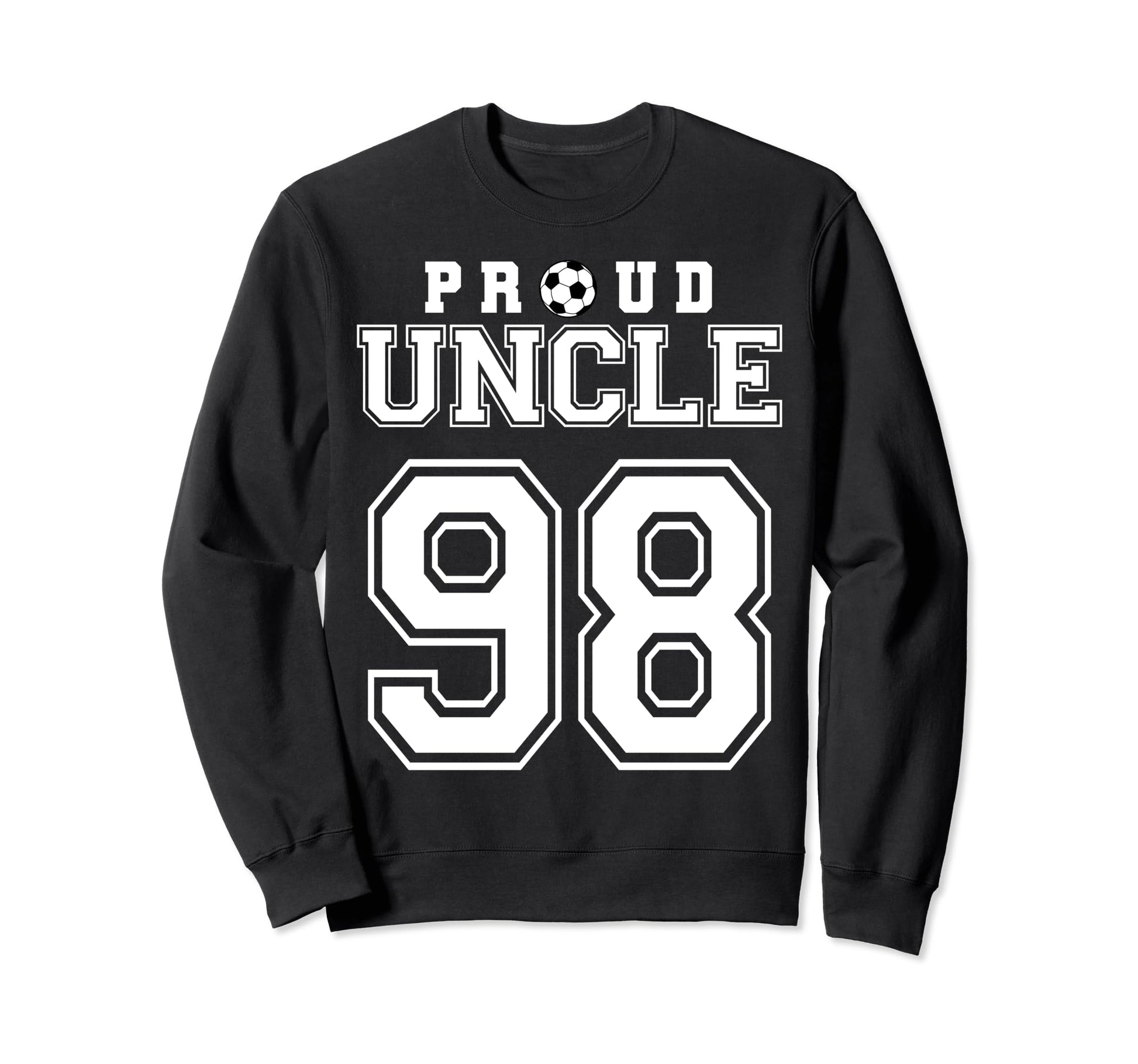 Number 98 Custom Proud Soccer Futbol Sweatshirt - Graphic Print for Adults - T-Shirt, Sweatshirt, Hoodie