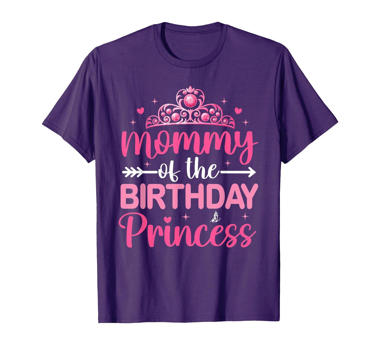 Mommy Birthday Princess Mother Family T-Shirt - Aesthetic Graphic Unisex - T-Shirt, Sweatshirt, Hoodie