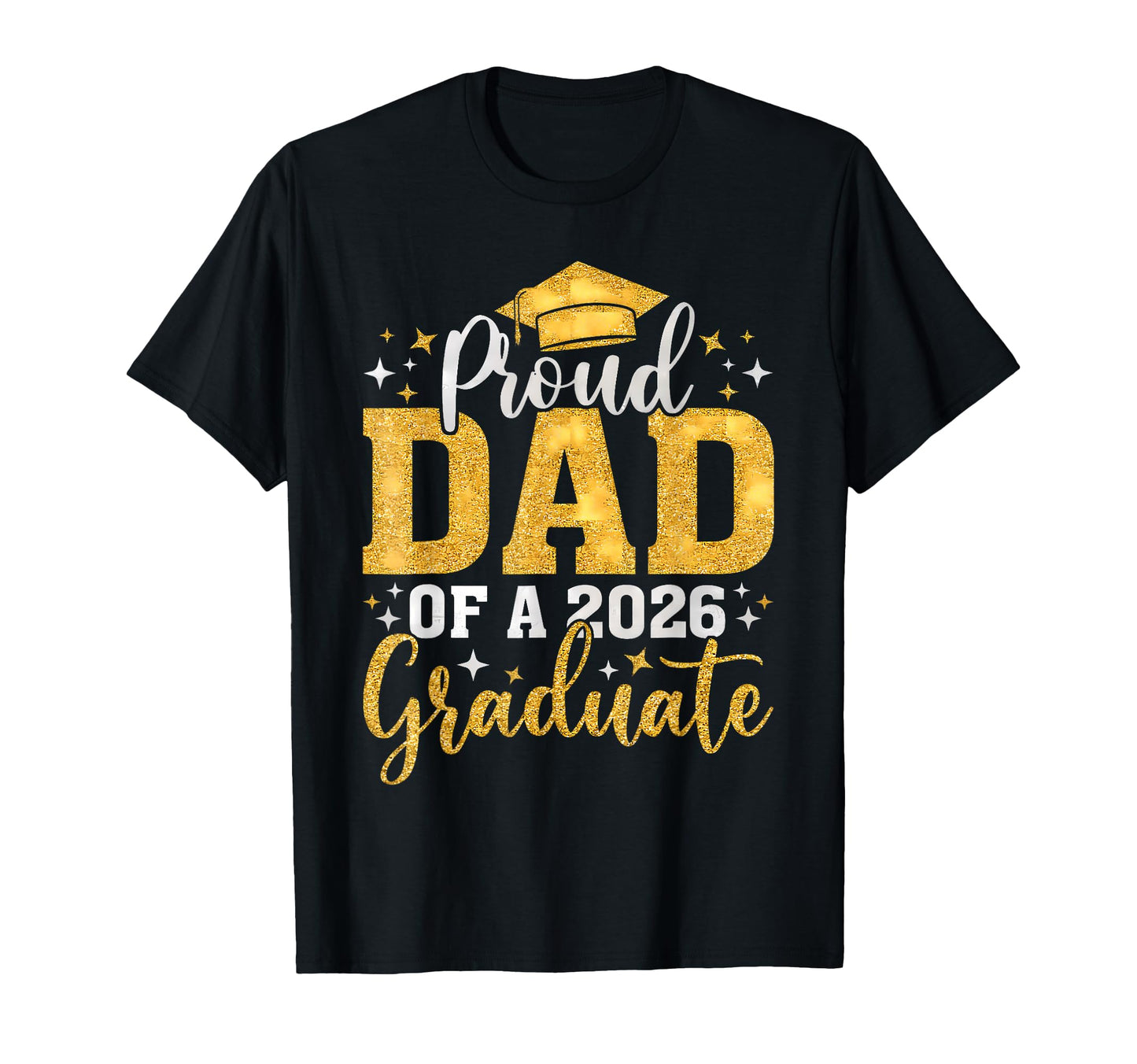 Dad Senior 2026 Proud Dad Class 2026 T-Shirt - Minimalist Print Men Women - T-Shirt, Sweatshirt, Hoodie