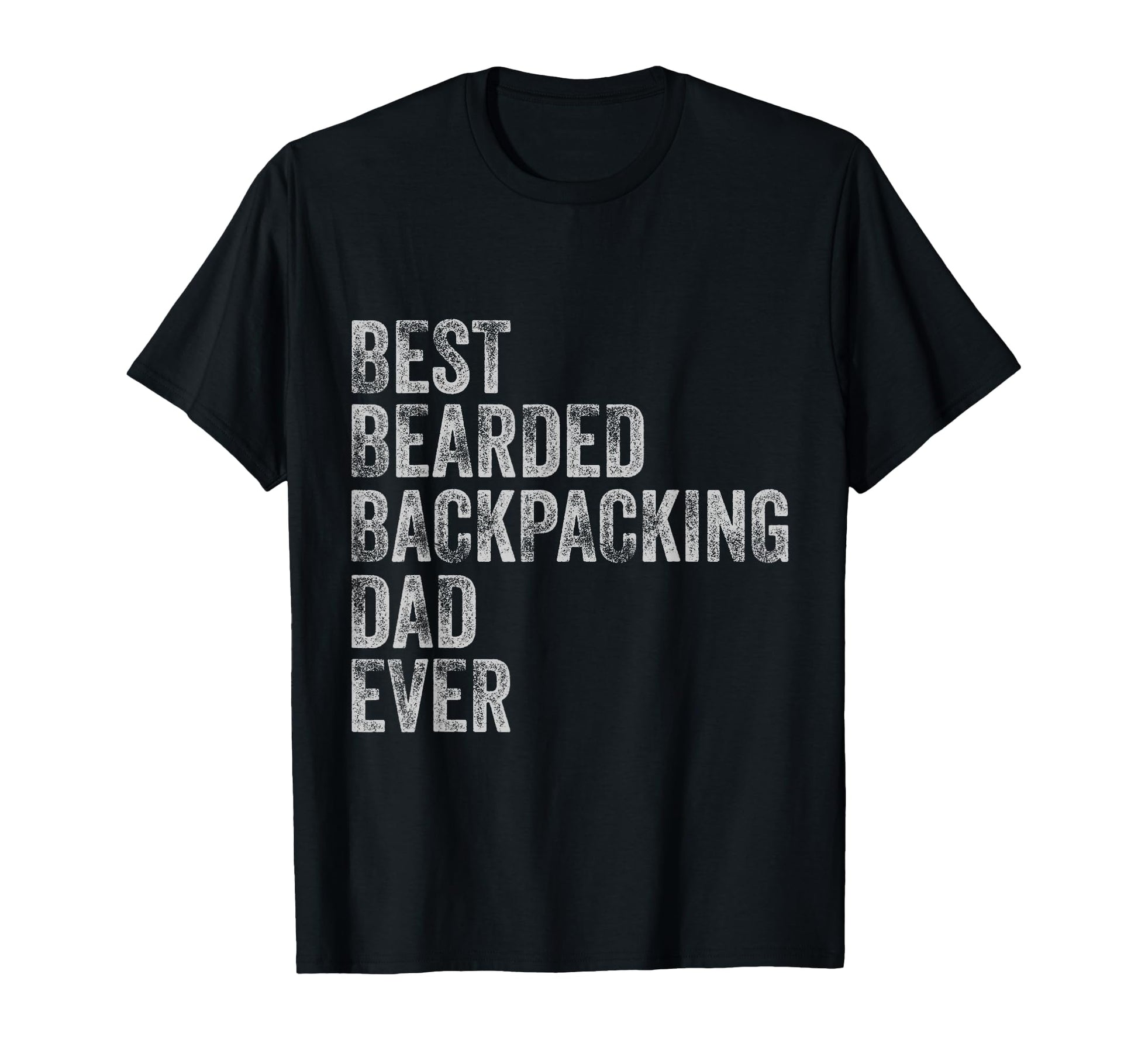 Best Bearded Backpacking Dad Fathers T-Shirt - Custom Art Print for Adults - T-Shirt, Sweatshirt, Hoodie