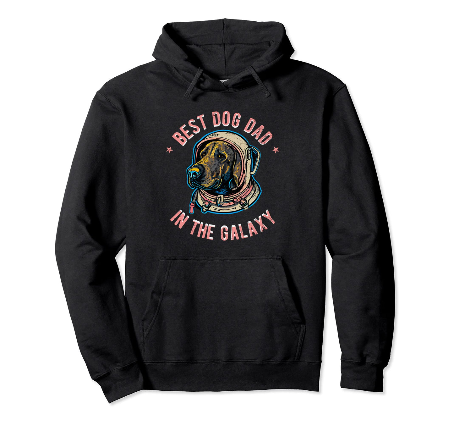 Best Labrador Dog Dad Galaxy Hoodie - Fun Novelty Design Unisex - T-Shirt, Sweatshirt, Hoodie