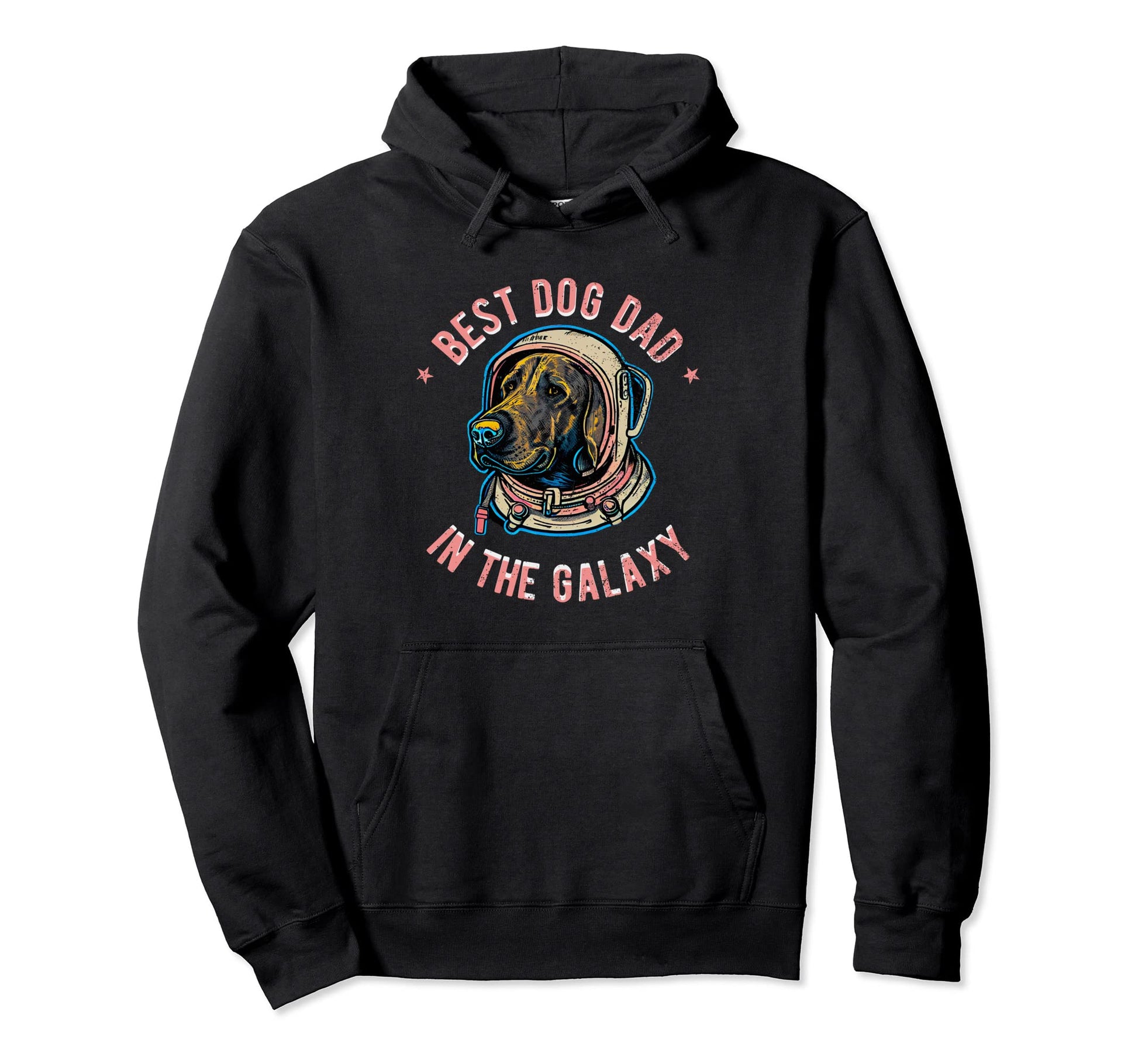 Best Labrador Dog Dad Galaxy Hoodie - Fun Novelty Design Unisex - T-Shirt, Sweatshirt, Hoodie