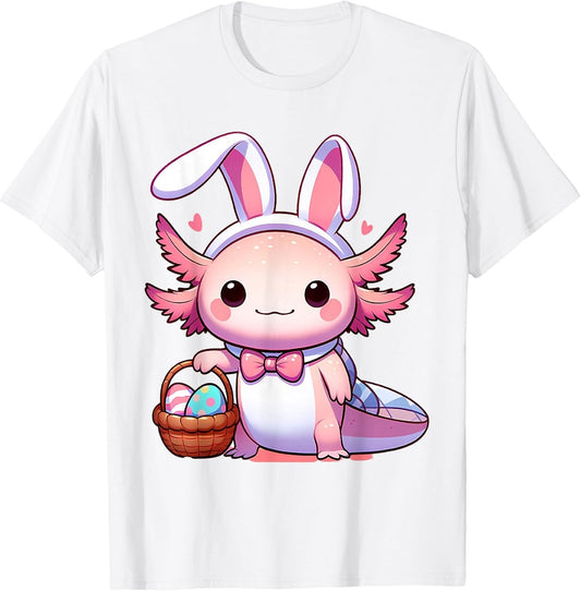 Axolotl Easter Designs. Unisex T-shirt, Sweatshirt, Hoodie, Long Sleeve Tee - T-Shirt, Sweatshirt, Hoodie
