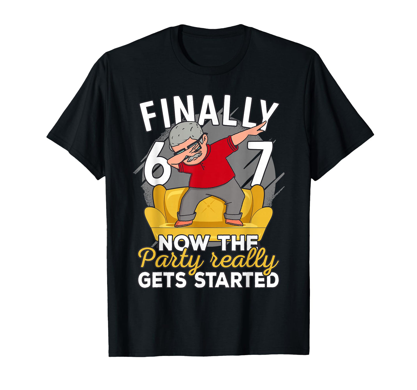 67Th Birthday Him 67 Years Old T-Shirt - Aesthetic Graphic for Adults - T-Shirt, Sweatshirt, Hoodie