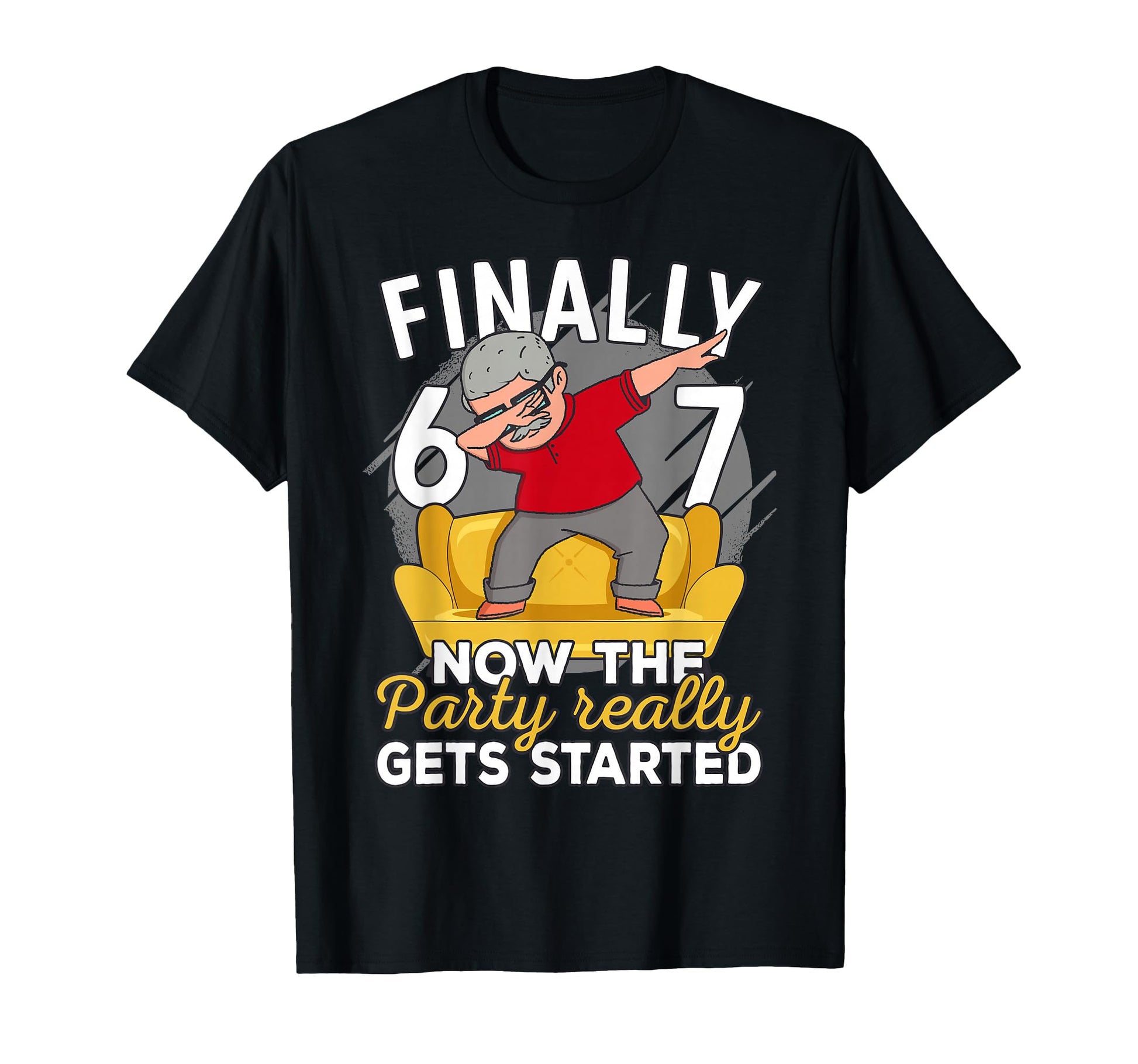 67Th Birthday Him 67 Years Old T-Shirt - Aesthetic Graphic for Adults - T-Shirt, Sweatshirt, Hoodie