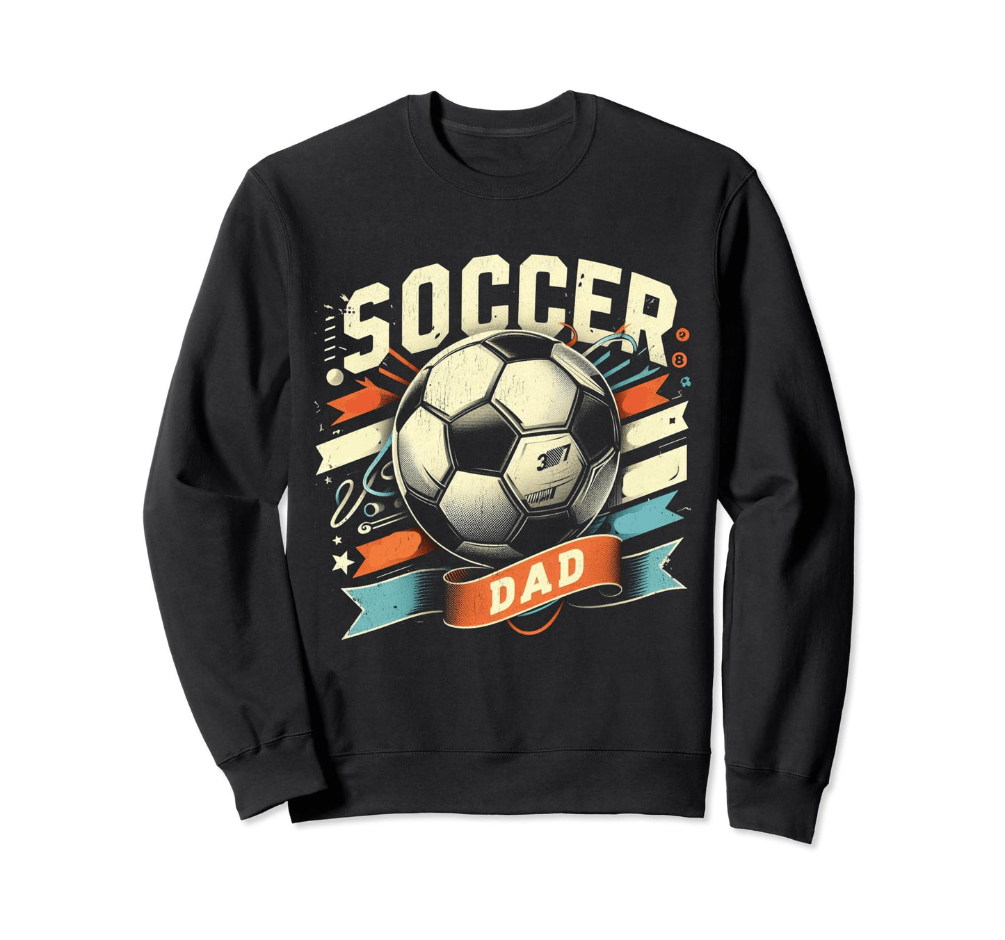 Soccer Dad Family Matching Dad Sweatshirt - Aesthetic Graphic Men Women - T-Shirt, Sweatshirt, Hoodie