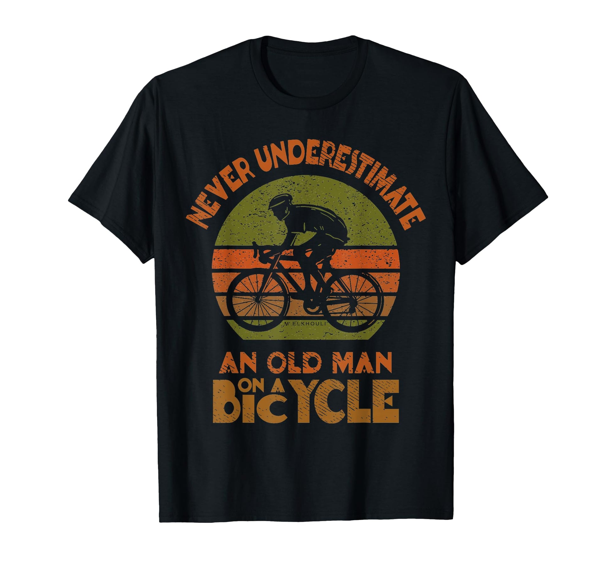 Bike Lovers Fathers Day Old Bicycle Dad T-Shirt - Trendy Graphic Unisex - T-Shirt, Sweatshirt, Hoodie