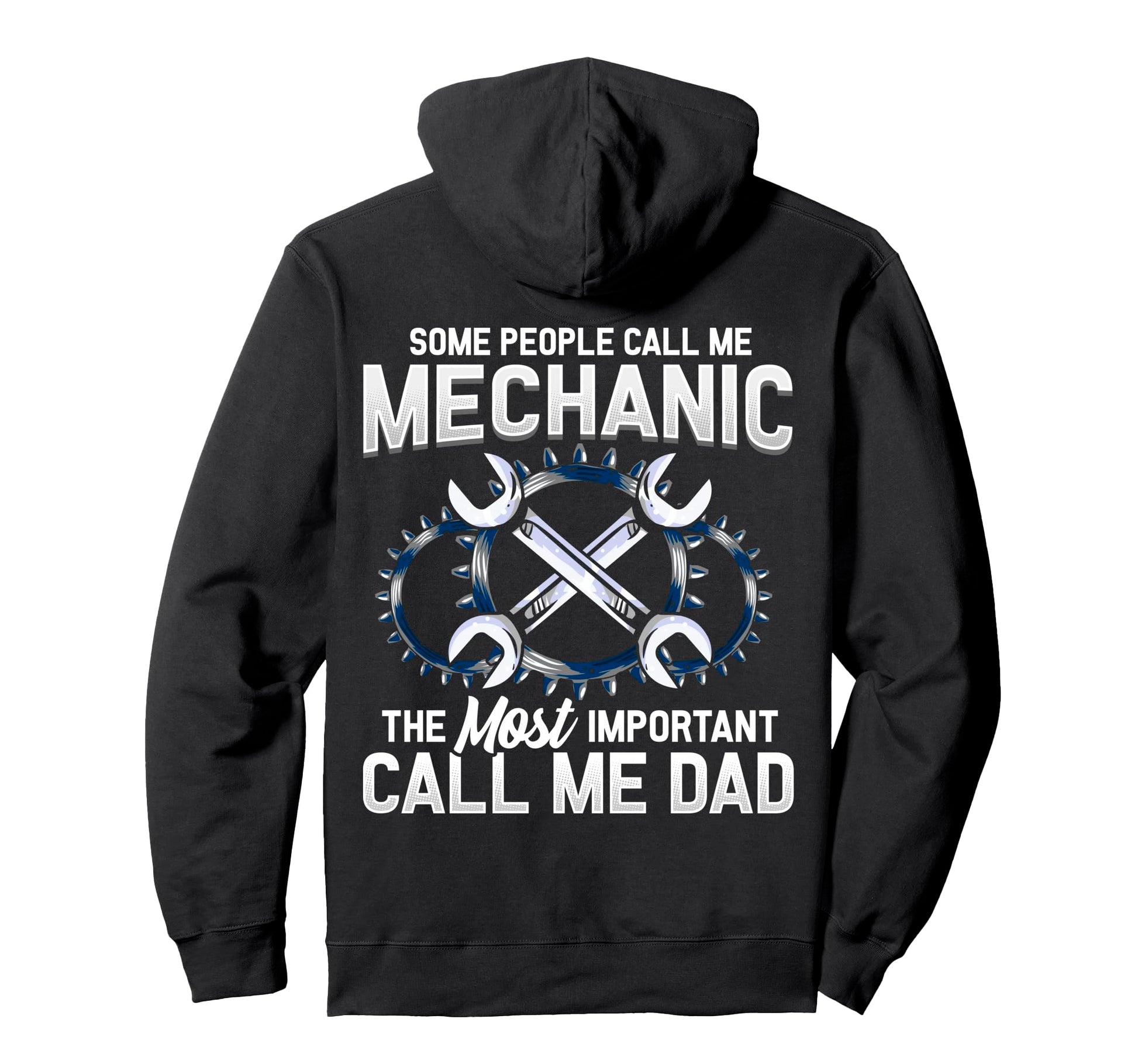 Mechanic Dad Mechanics Fathers Day Hoodie - Aesthetic Graphic for Adults - T-Shirt, Sweatshirt, Hoodie