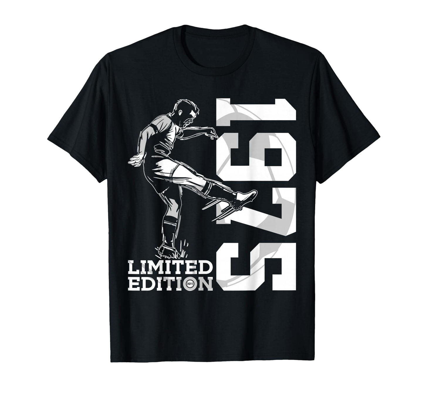 1975 Soccer 51St Birthday T-Shirt - Casual Everyday Wear Men Women - T-Shirt, Sweatshirt, Hoodie