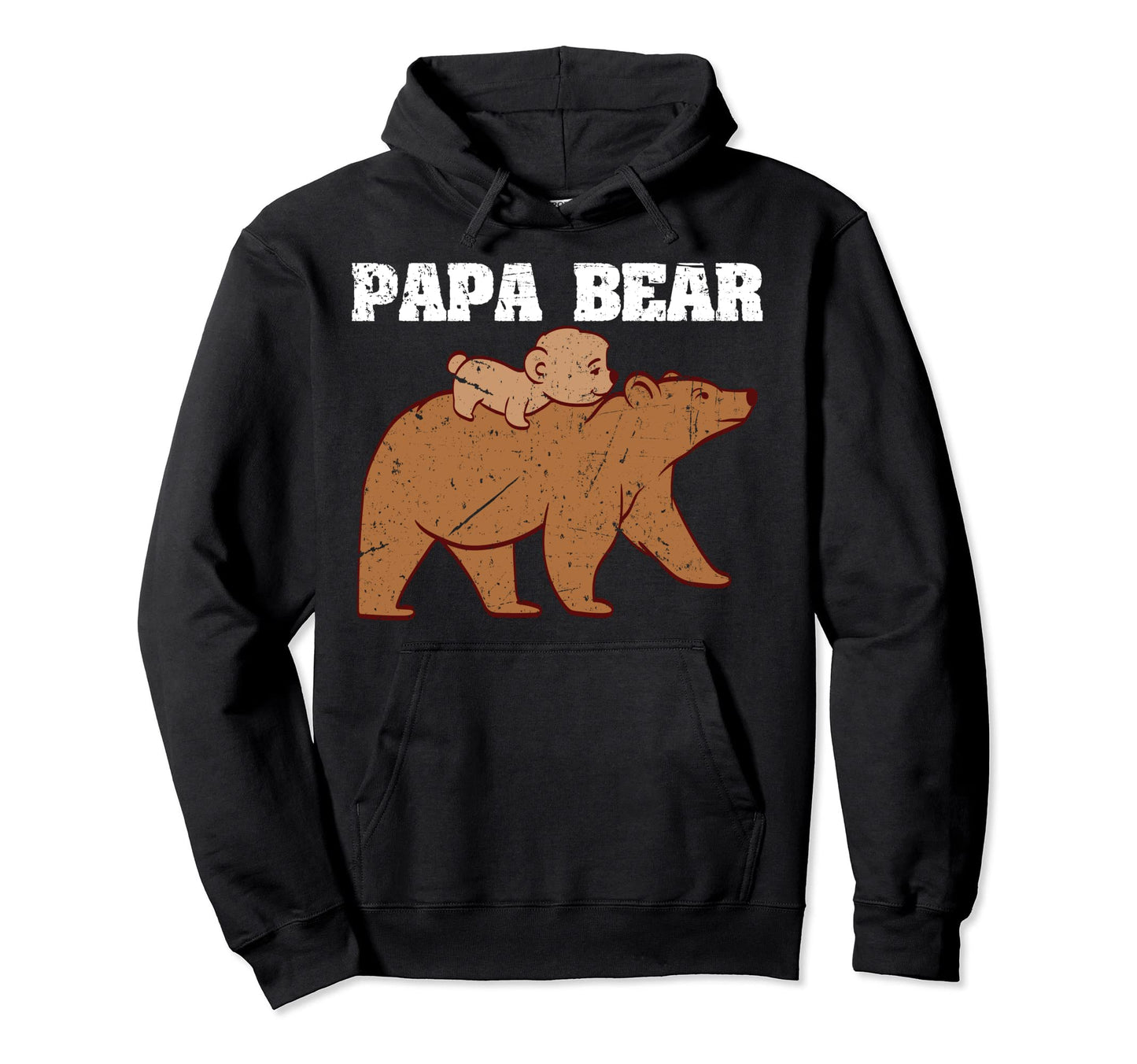 Fathers Day Papa Bear Daddy Parent Hoodie - Unique Graphic for Adults - T-Shirt, Sweatshirt, Hoodie