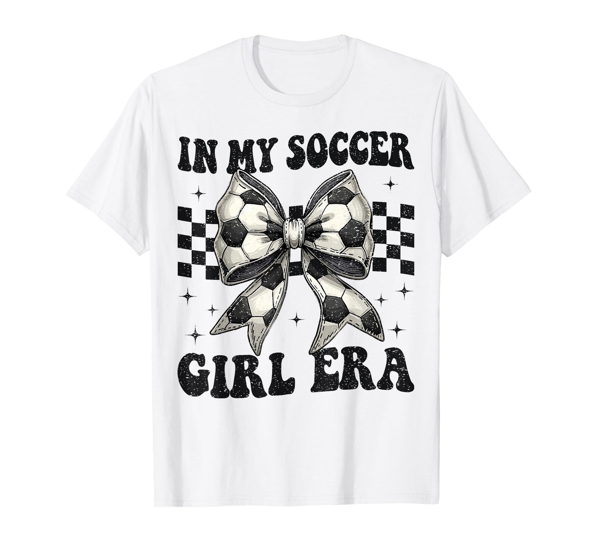My Soccer Era Coquette Bow Soccer T-Shirt - Trendy Graphic Unisex - T-Shirt, Sweatshirt, Hoodie