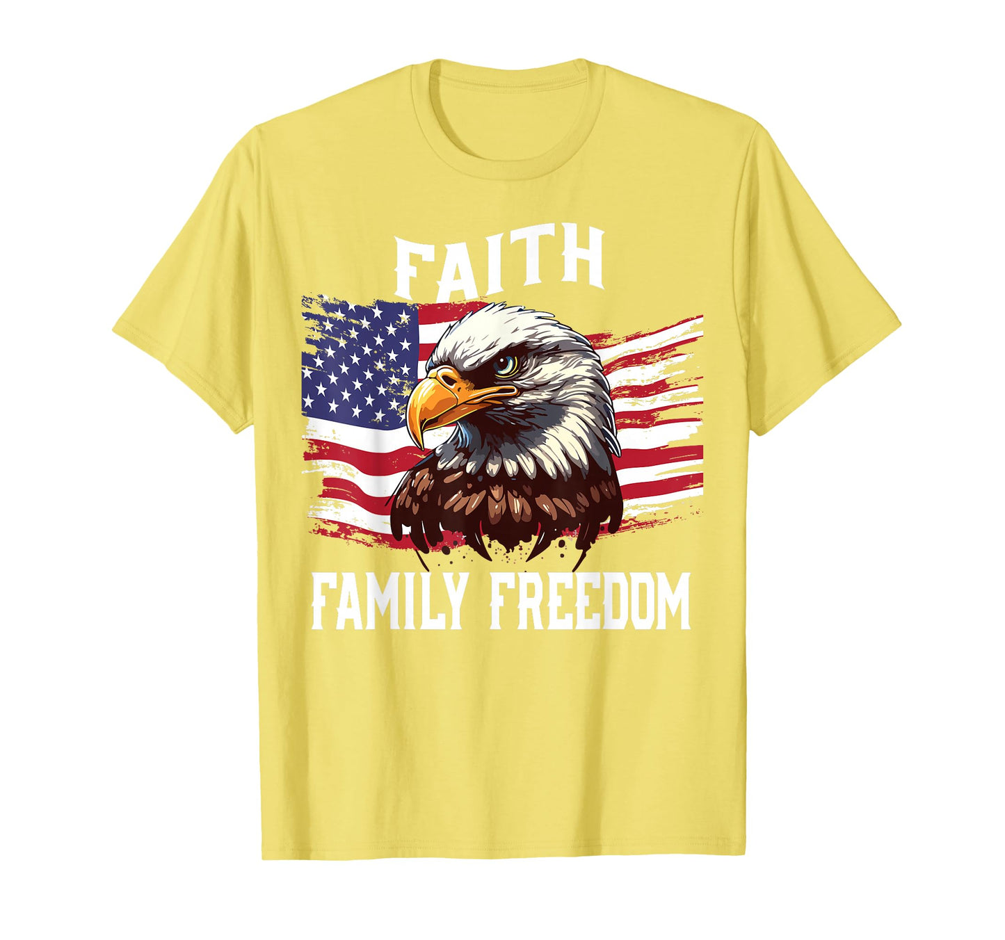 Faith Family Freedom Funny 4Th July T-Shirt - Aesthetic Graphic Men Women - T-Shirt, Sweatshirt, Hoodie