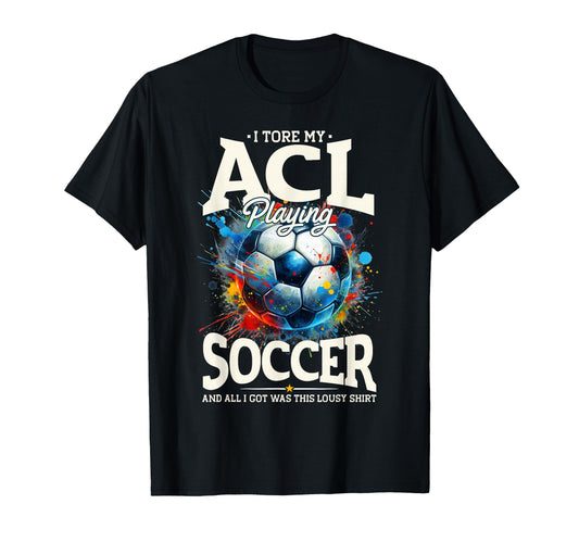 Acl Surgery Recovery Knee Surgery T-Shirt - Minimalist Print Men Women - T-Shirt, Sweatshirt, Hoodie