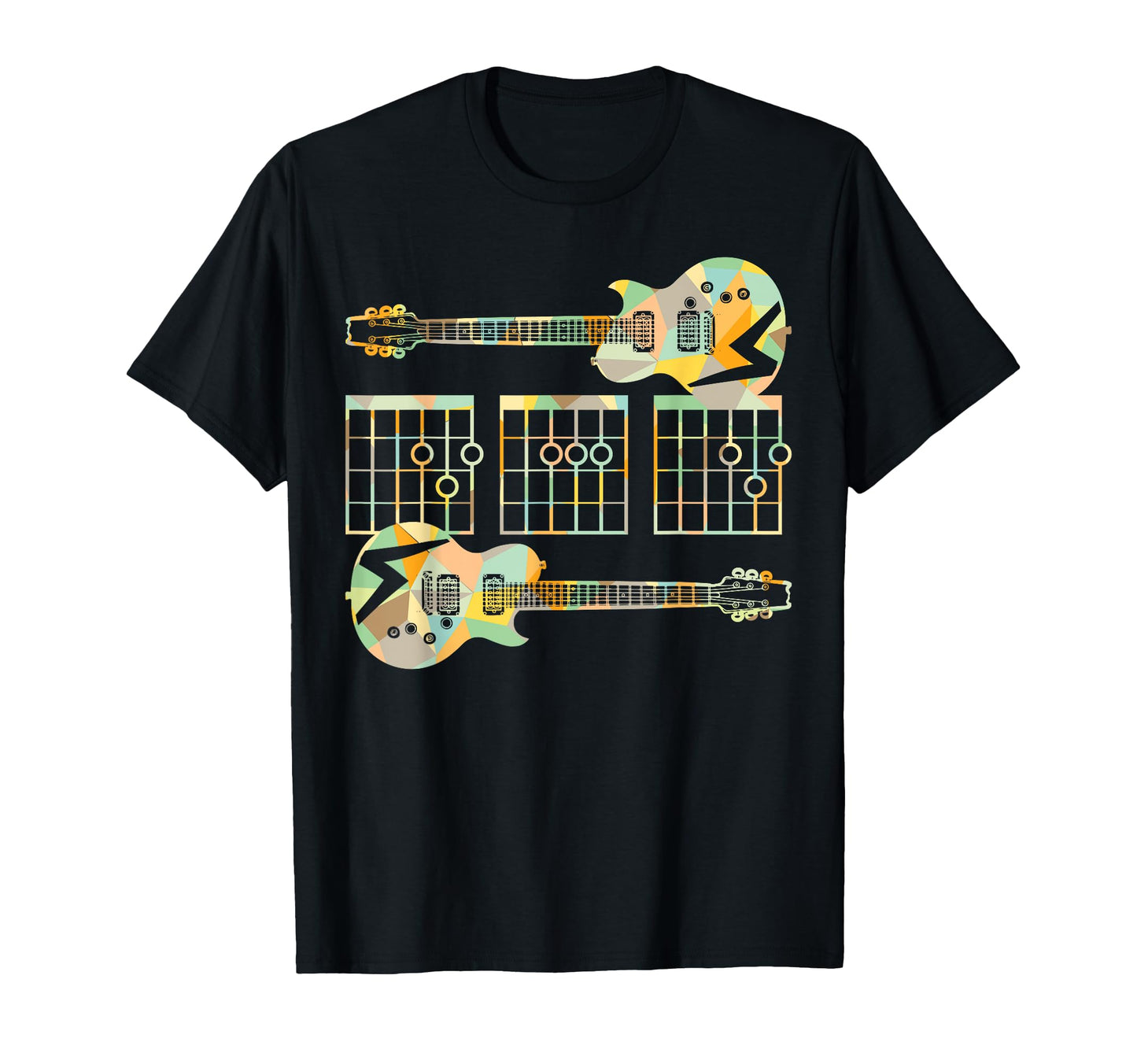 Guitar Dad Guitarist Instrument Musician T-Shirt - Trendy Graphic Unisex - T-Shirt, Sweatshirt, Hoodie