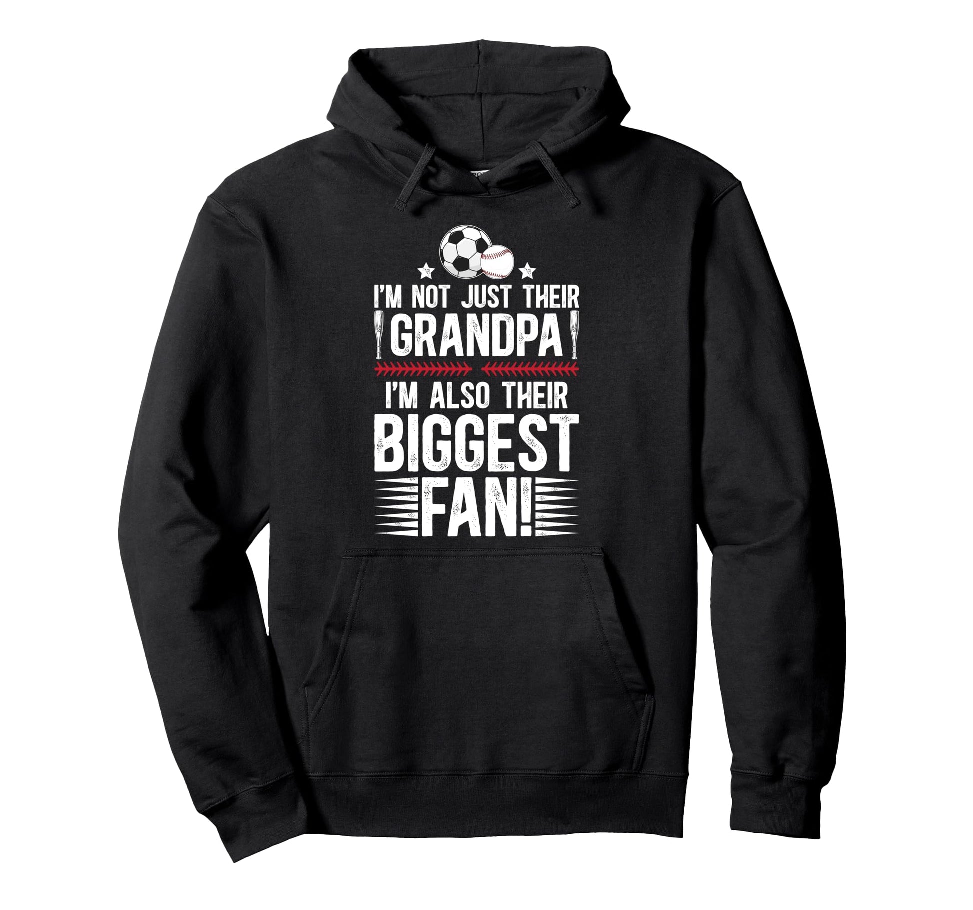 Their Biggest Fan Baseball Soccer Hoodie - Unique Graphic Men Women - T-Shirt, Sweatshirt, Hoodie