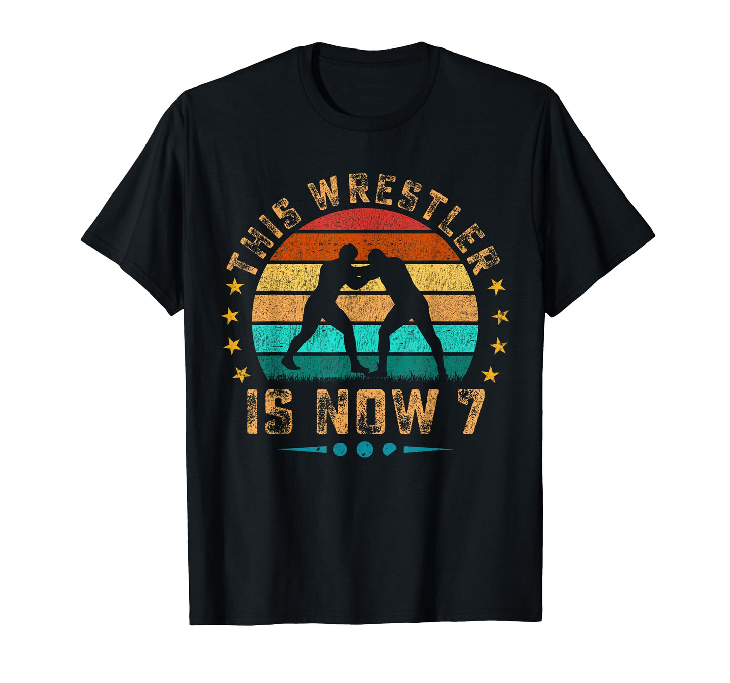 This Wrestler Is Now 7 Birthday T-Shirt - Fun Novelty Design for Adults - T-Shirt, Sweatshirt, Hoodie