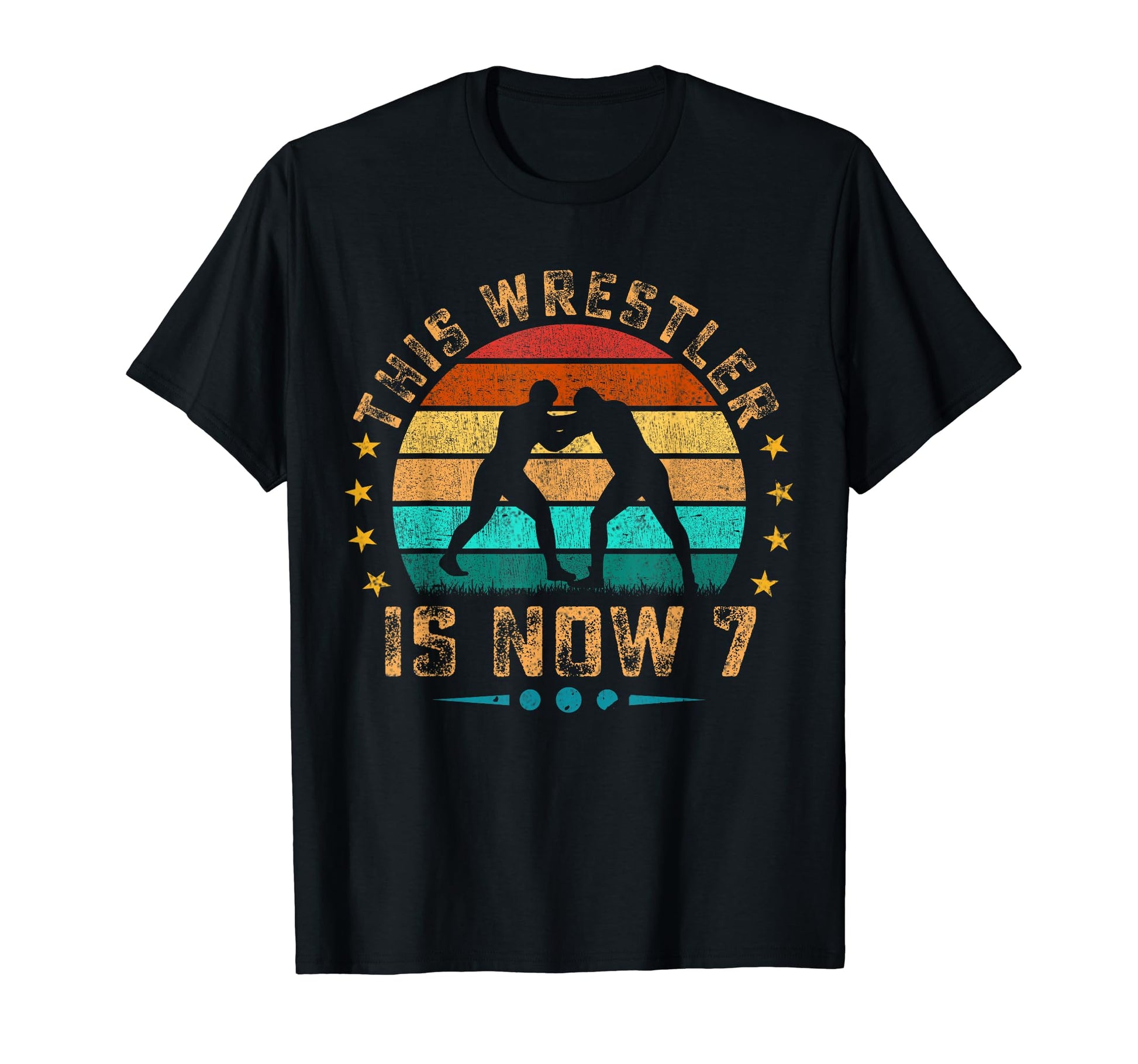 This Wrestler Is Now 7 Birthday T-Shirt - Fun Novelty Design for Adults - T-Shirt, Sweatshirt, Hoodie