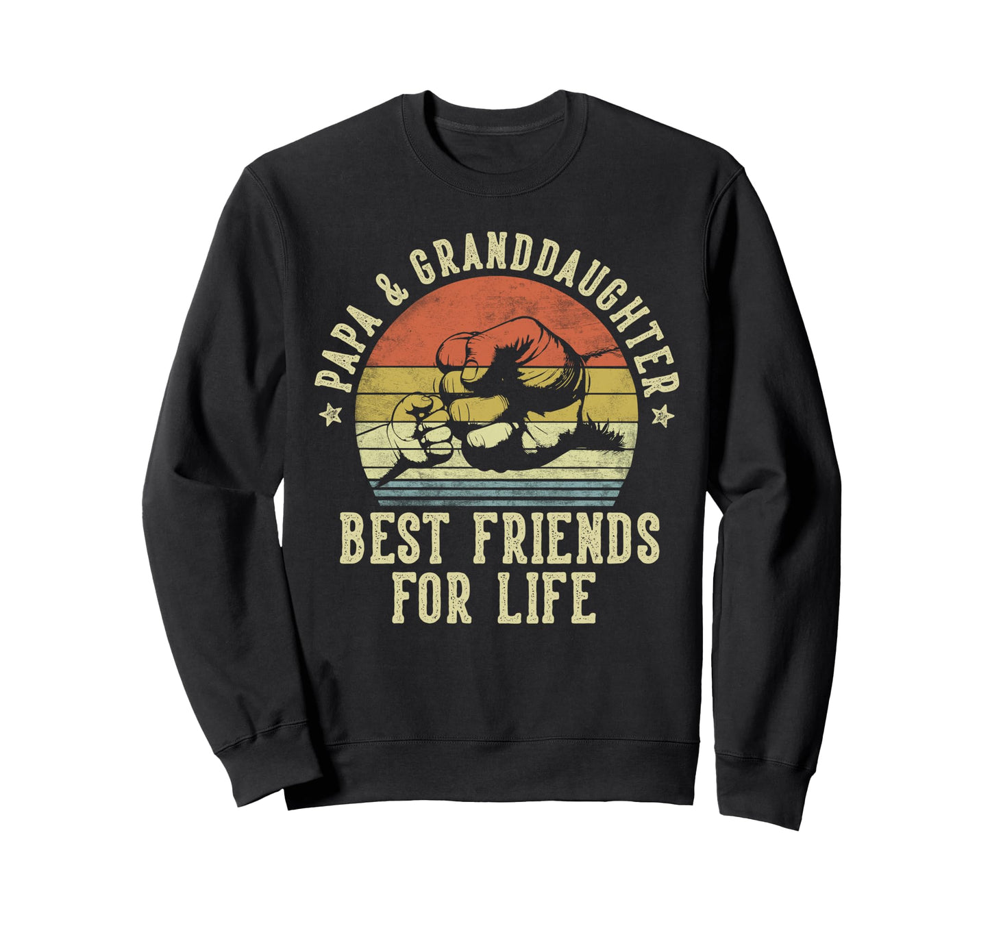 Papa And Granddaughter Best Sweatshirt - Novelty Apparel for Adults - T-Shirt, Sweatshirt, Hoodie