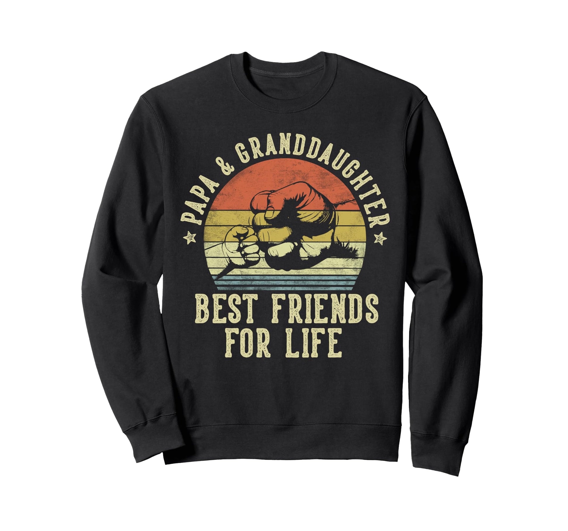 Papa And Granddaughter Best Sweatshirt - Novelty Apparel for Adults - T-Shirt, Sweatshirt, Hoodie
