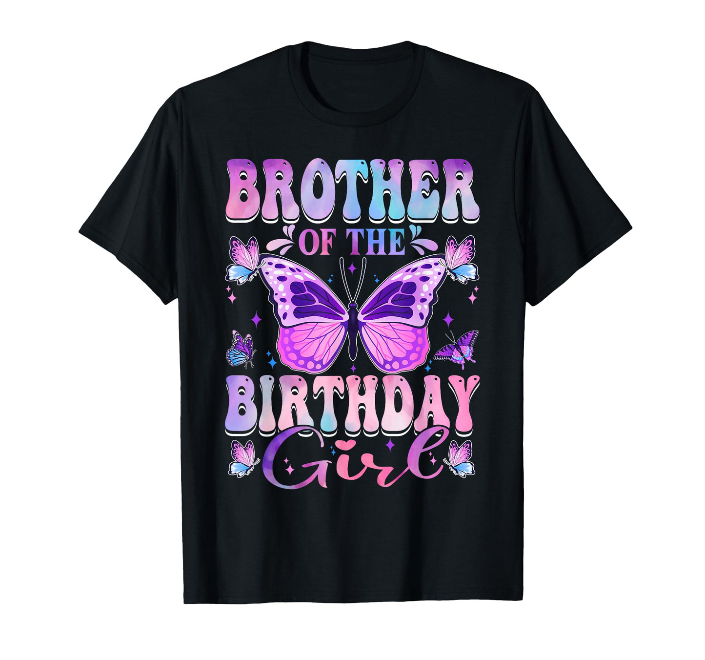 Brother Birthday Butterfly Party T-Shirt - Streetwear Style Men Women - T-Shirt, Sweatshirt, Hoodie