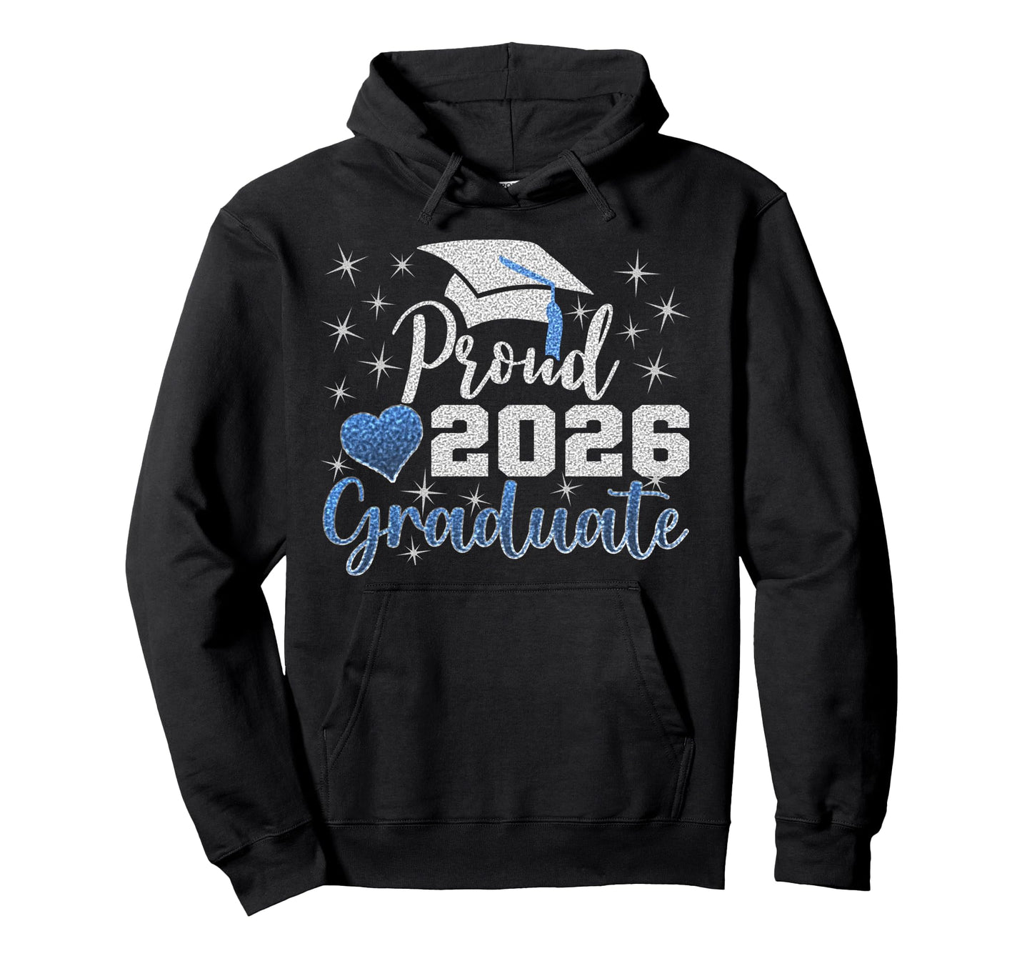 Super Proud 2026 Graduate Senior Graduation Hoodie - Trendy Graphic Unisex - T-Shirt, Sweatshirt, Hoodie