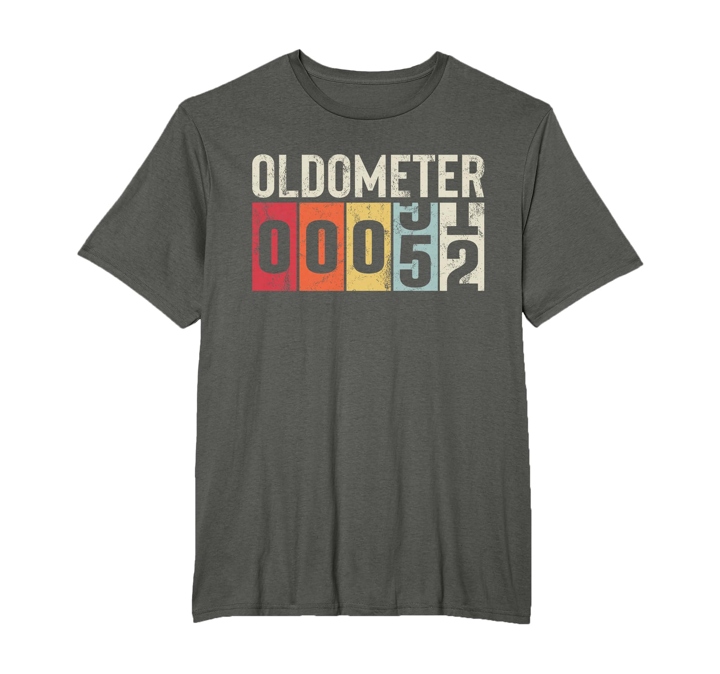 Funny 52 Years Old Oldometer 52Nd T-Shirt - Custom Art Print Men Women - T-Shirt, Sweatshirt, Hoodie