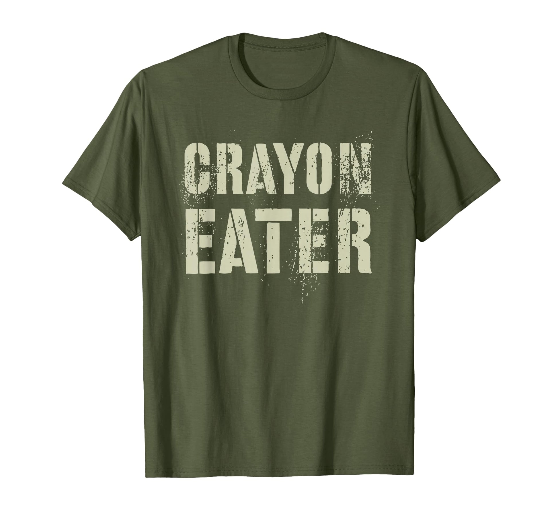 Funny Crayon Eater Proud Military Dad T-Shirt - Custom Art Print Men Women - T-Shirt, Sweatshirt, Hoodie