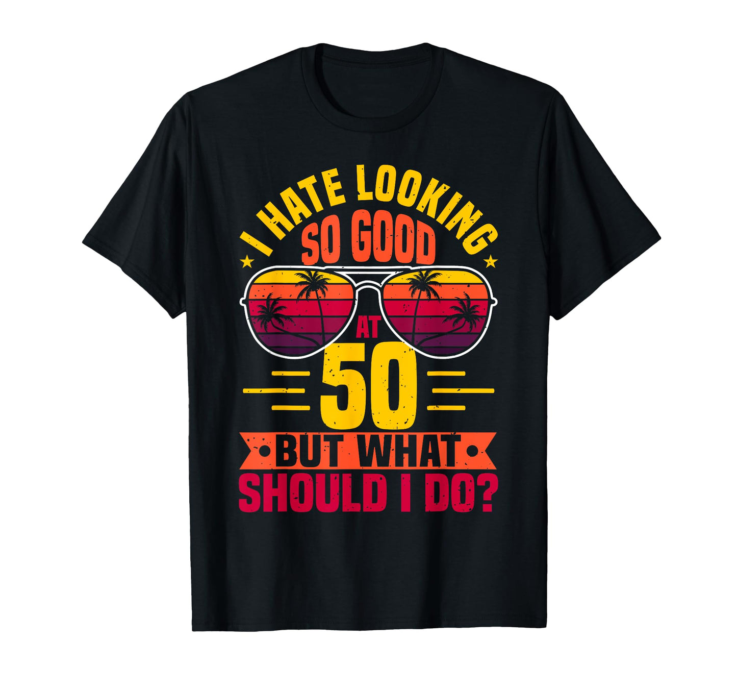 Funny 50Th Birthday Age 50 Year Old Dad T-Shirt - Minimalist Print Unisex - T-Shirt, Sweatshirt, Hoodie