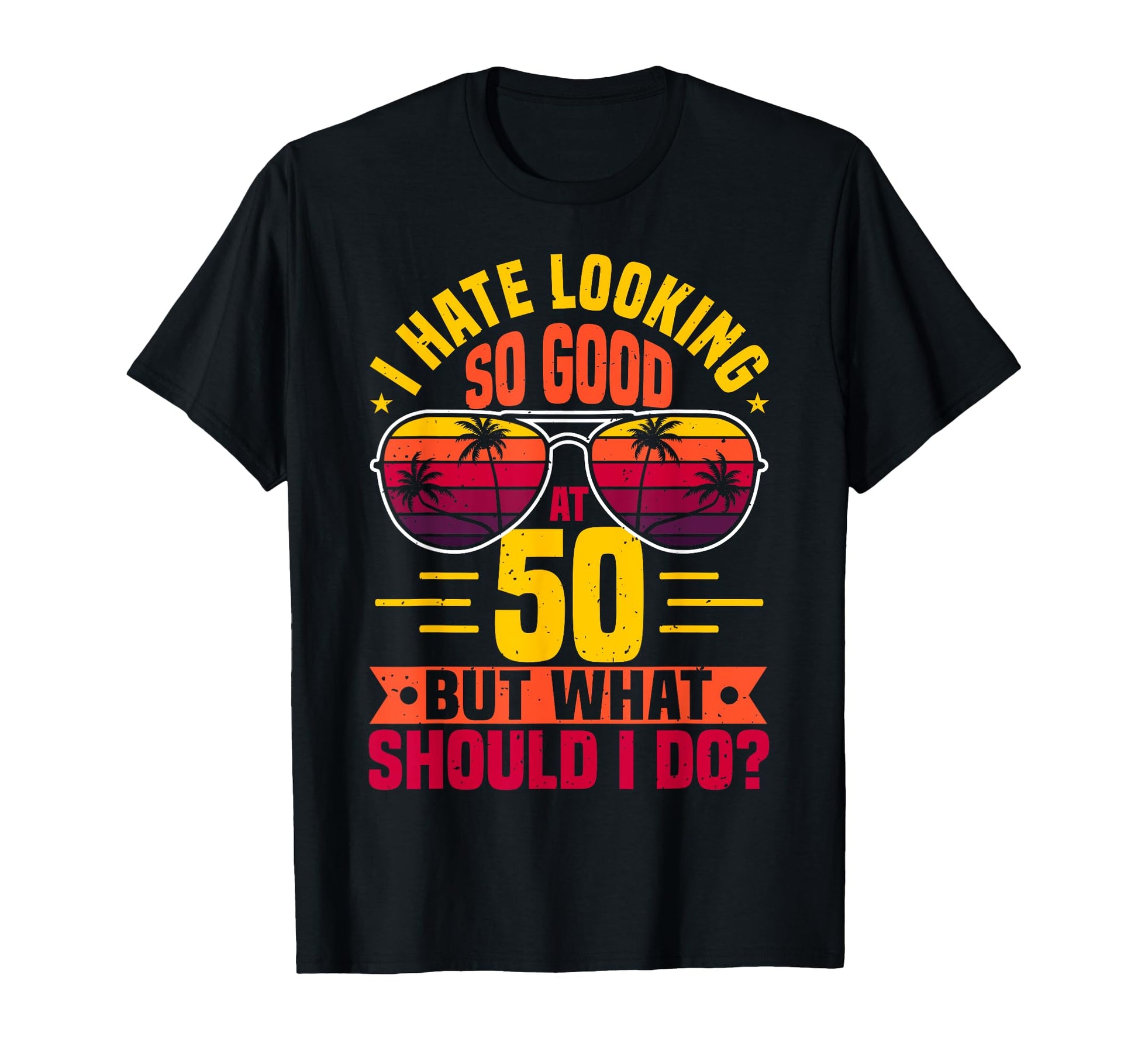 Funny 50Th Birthday Age 50 Year Old Dad T-Shirt - Minimalist Print Unisex - T-Shirt, Sweatshirt, Hoodie