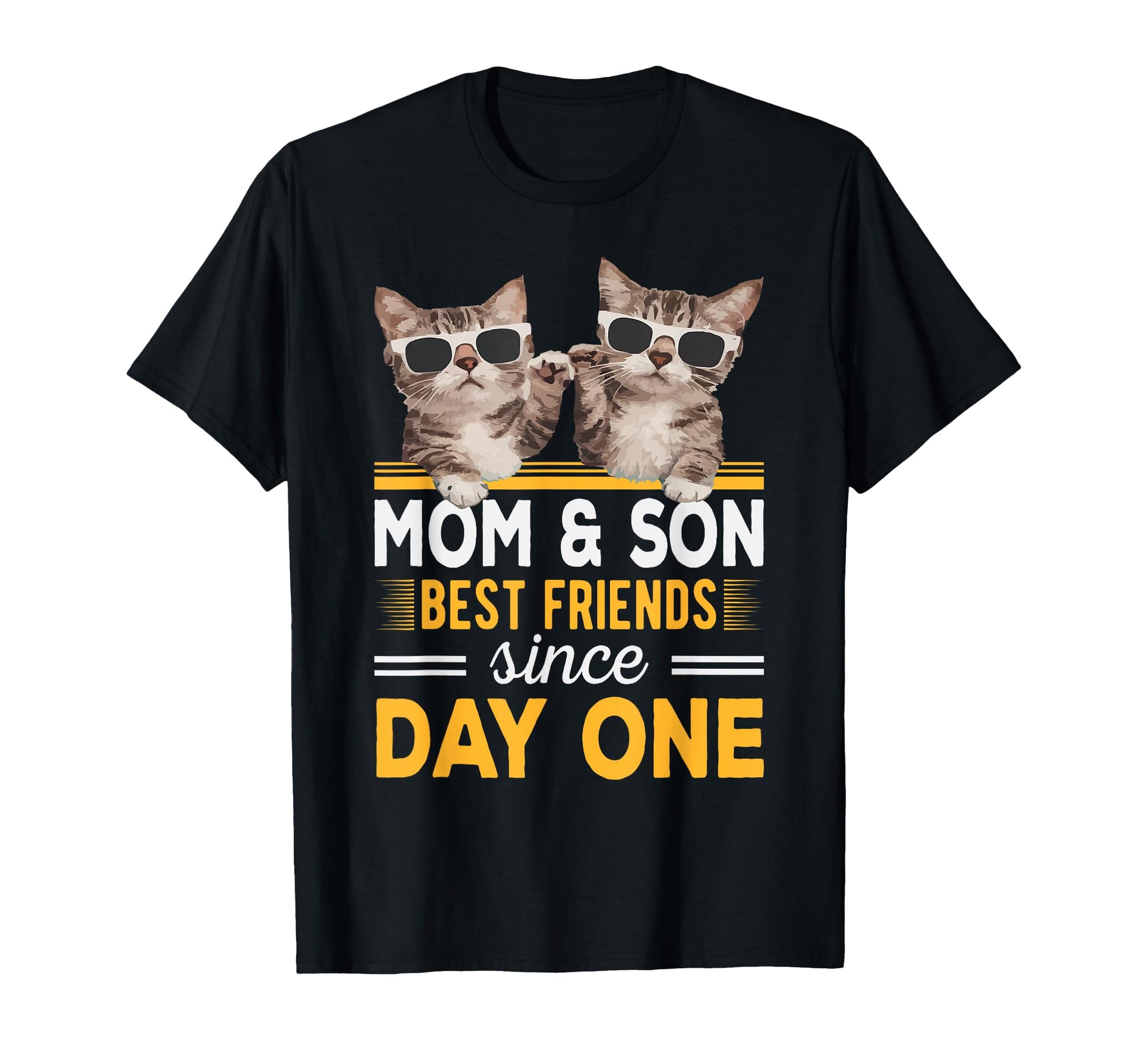 Mom And Son Best Friends Since Day T-Shirt - Fun Novelty Design Men Women - T-Shirt, Sweatshirt, Hoodie