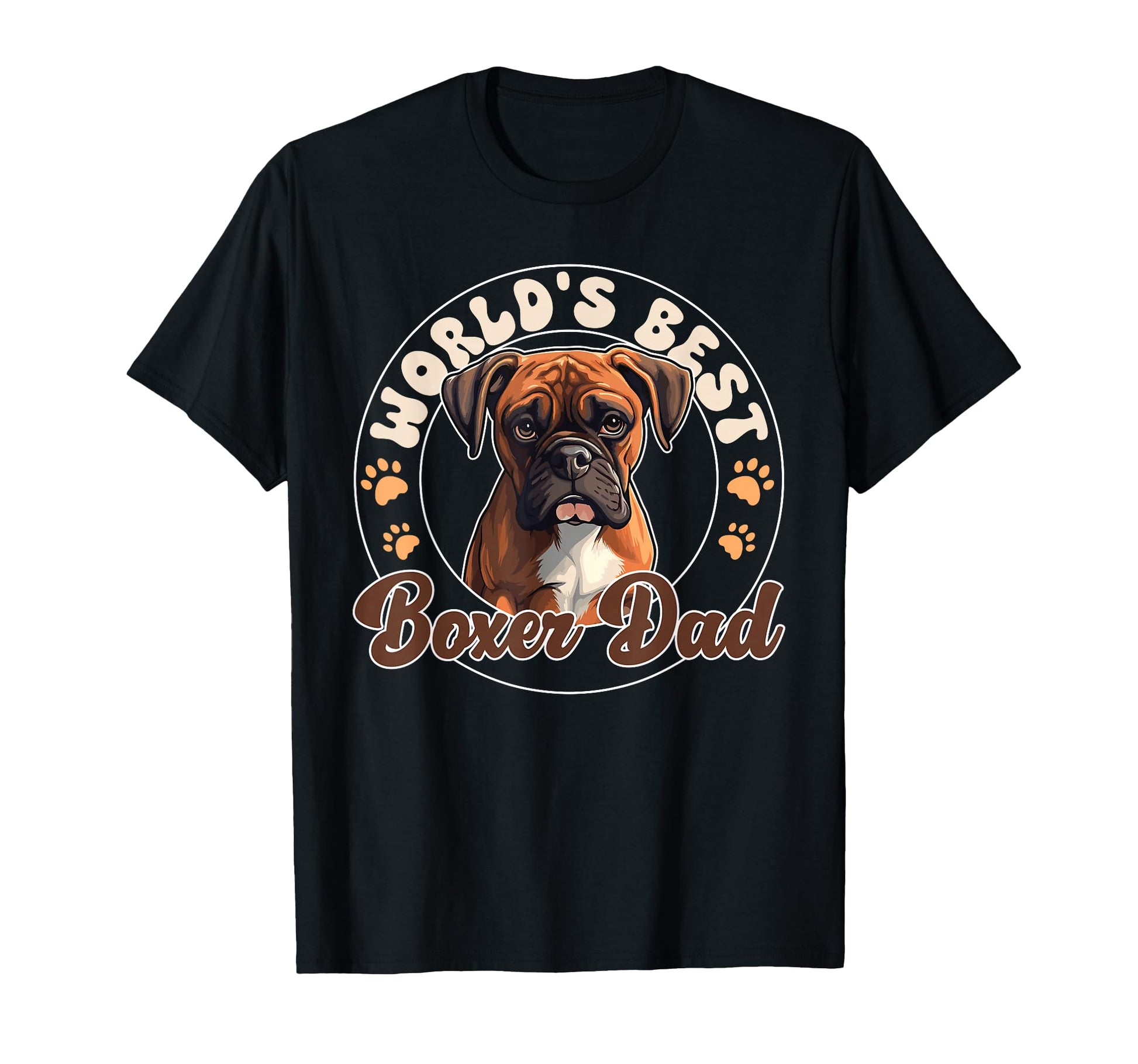 Boxer Dog Groovy Worlds Best Boxer T-Shirt - Fun Novelty Design Men Women - T-Shirt, Sweatshirt, Hoodie