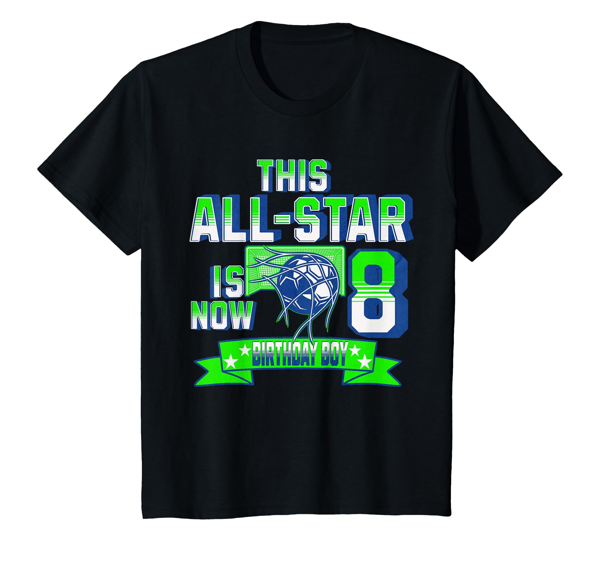 Age 8 Personalized Soccer Party 8Th T-Shirt - Minimalist Print Men Women - T-Shirt, Sweatshirt, Hoodie