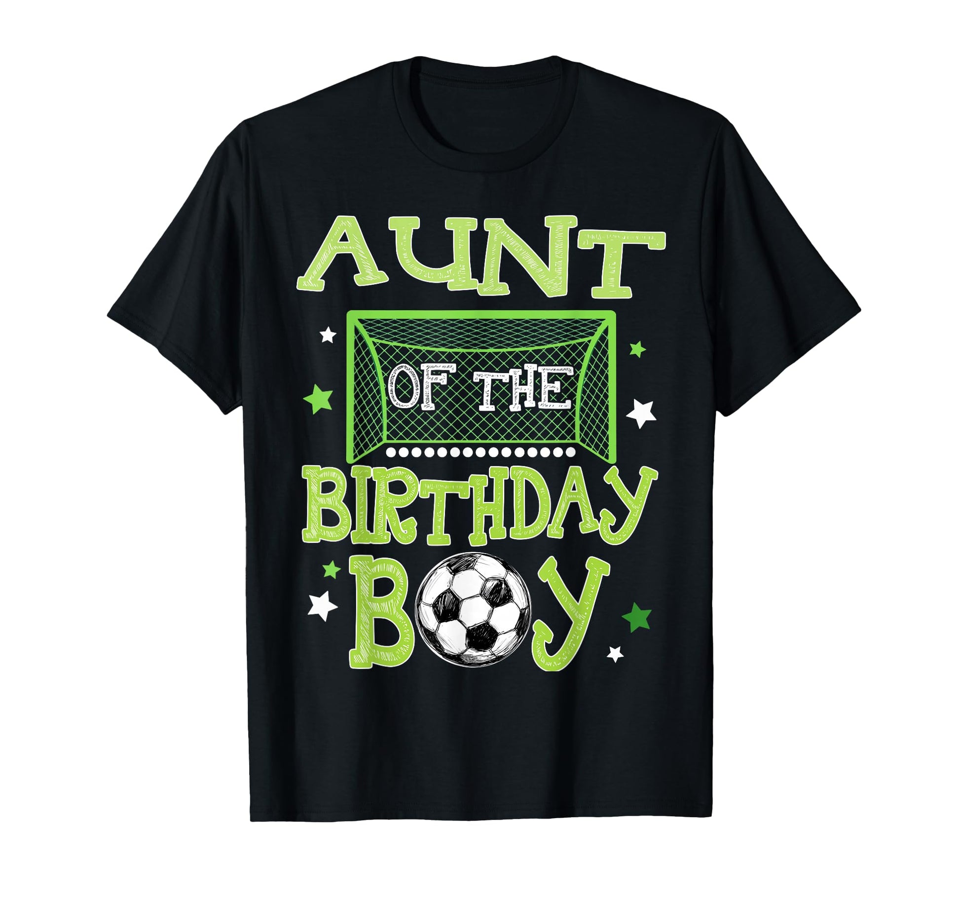 Aunt Birthday Soccer Family Matching T-Shirt - Novelty Apparel Men Women - T-Shirt, Sweatshirt, Hoodie