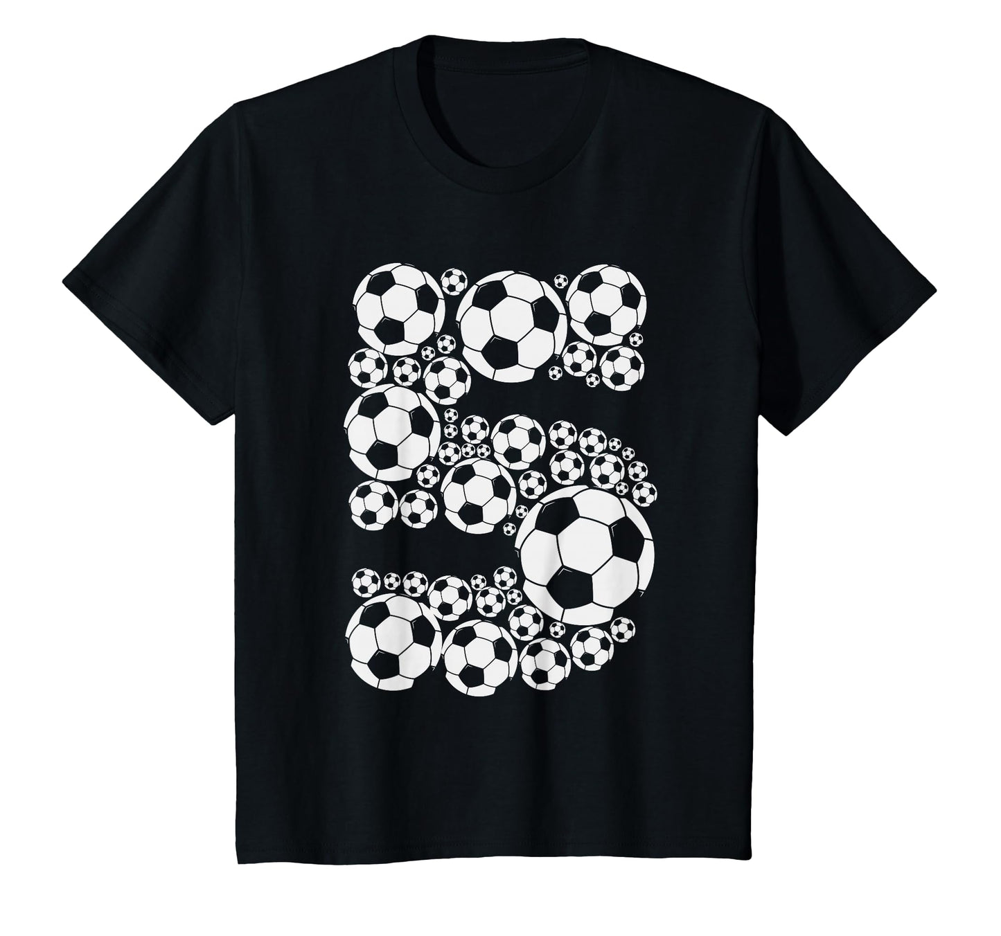Soccer 5Th Birthday 5 Years T-Shirt - Trendy Graphic Men Women - T-Shirt, Sweatshirt, Hoodie