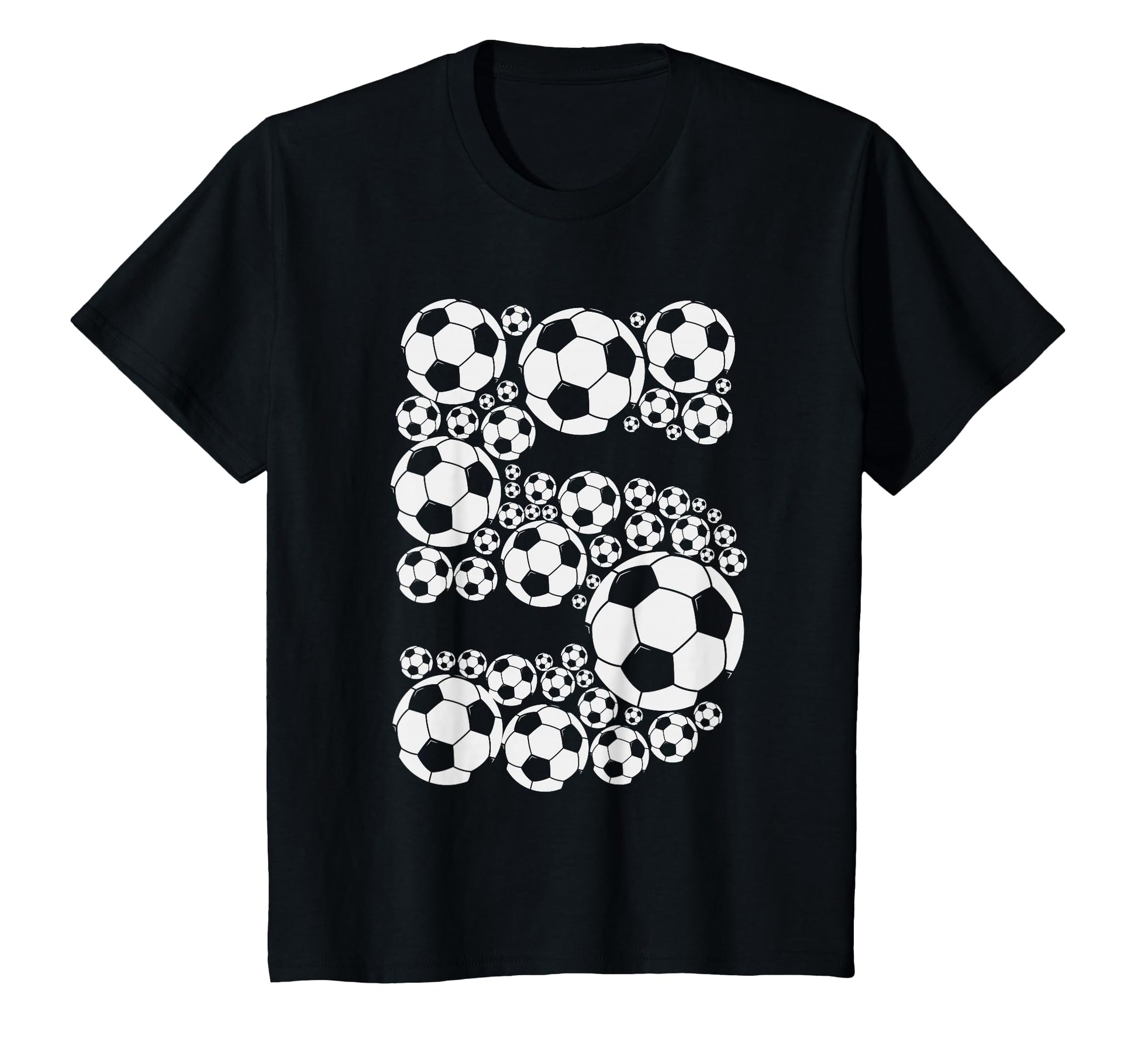 Soccer 5Th Birthday 5 Years T-Shirt - Trendy Graphic Men Women - T-Shirt, Sweatshirt, Hoodie