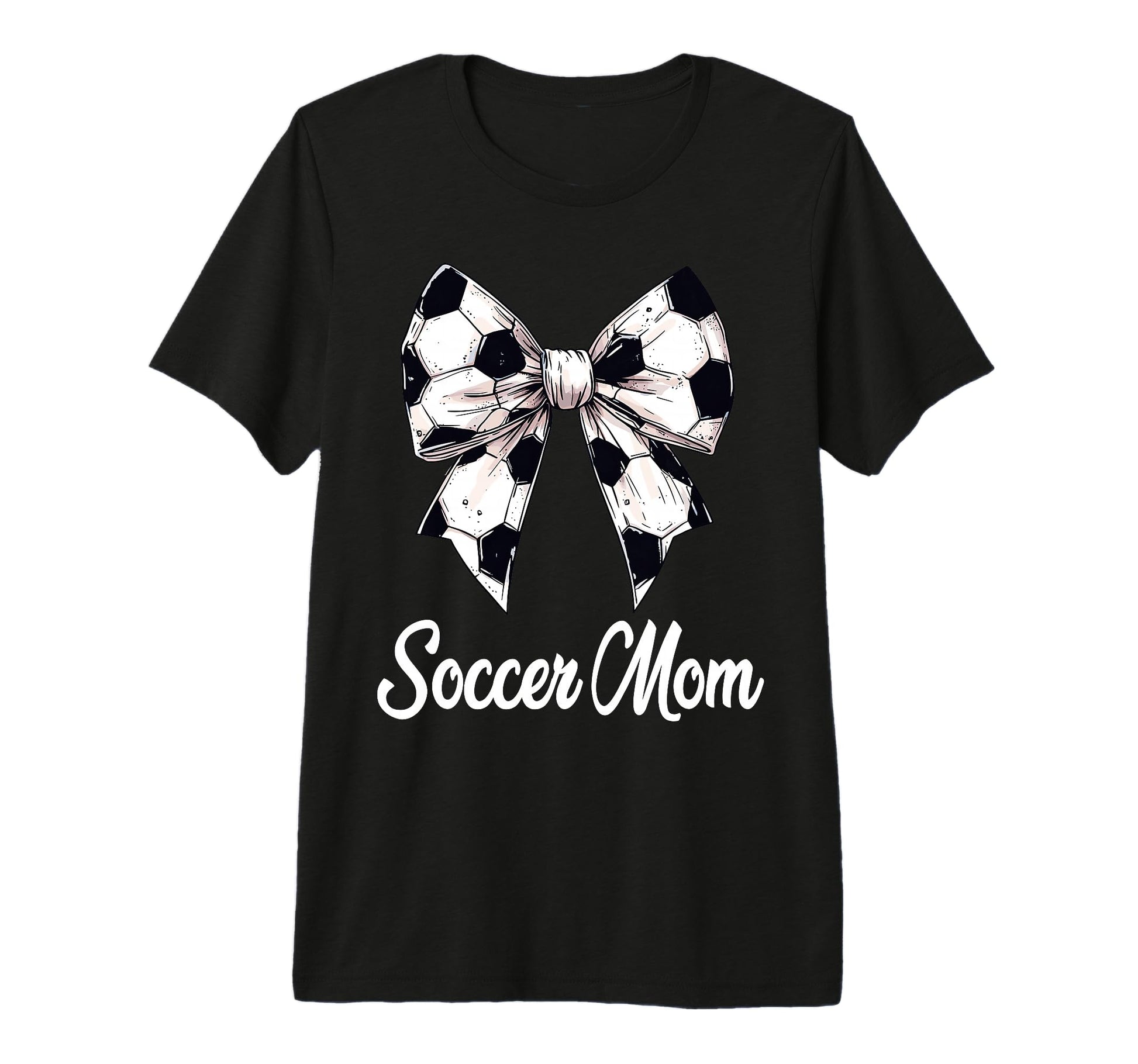 Soccer Mom Coquette Bow Soccer T-Shirt - Aesthetic Graphic Men Women - T-Shirt, Sweatshirt, Hoodie