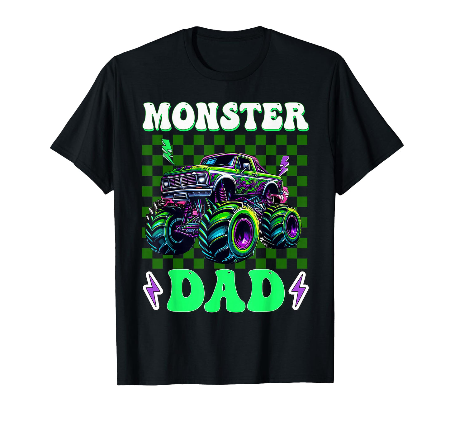 Funny Monster Truck Dad Birthday T-Shirt - Fun Novelty Design for Adults - T-Shirt, Sweatshirt, Hoodie