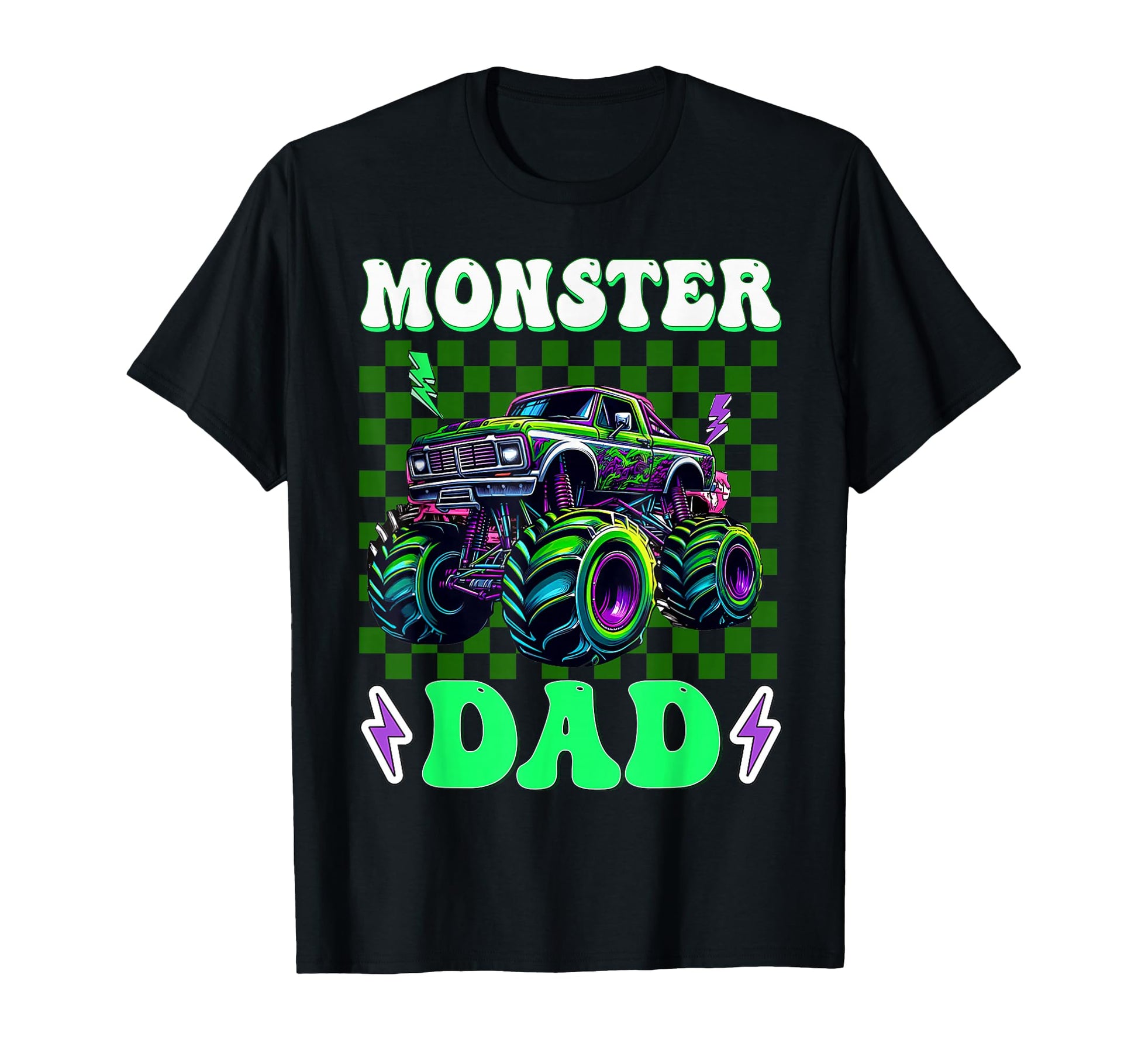 Funny Monster Truck Dad Birthday T-Shirt - Fun Novelty Design for Adults - T-Shirt, Sweatshirt, Hoodie