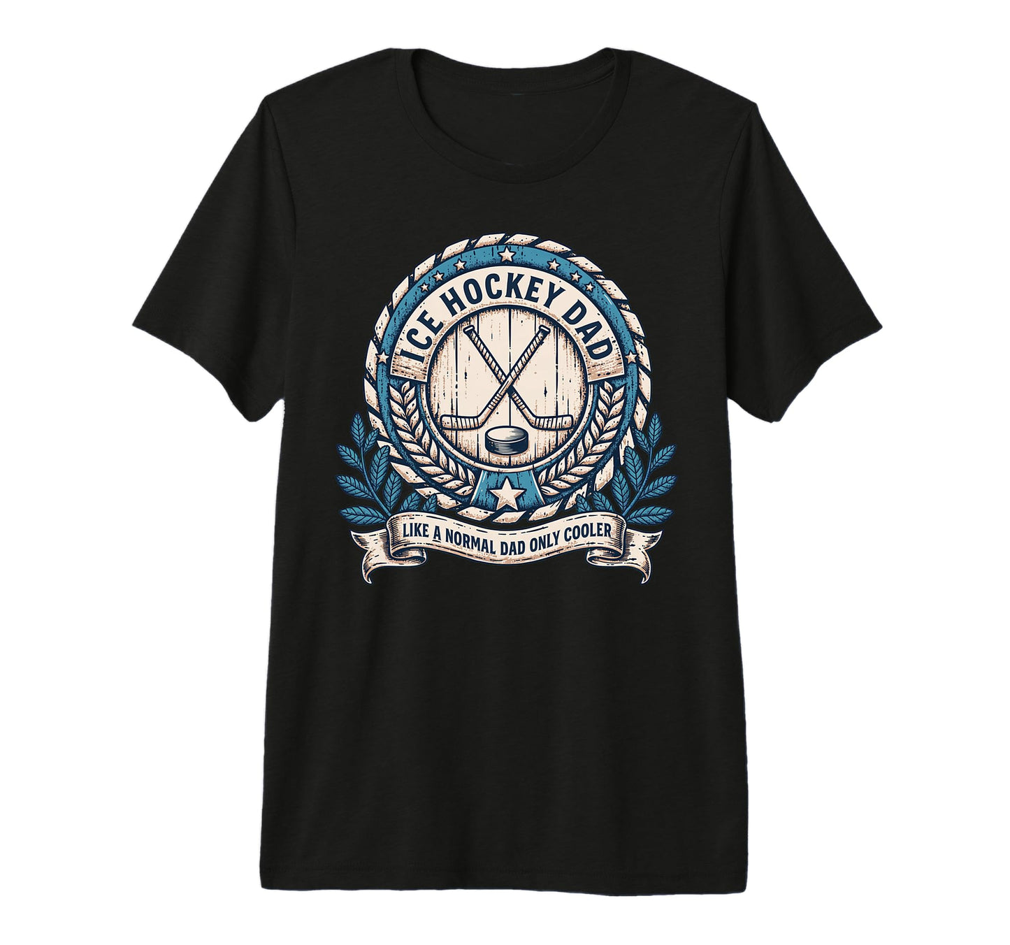 Mens Usa Ice Hockey Dad Like Normal T-Shirt - Unique Graphic for Adults - T-Shirt, Sweatshirt, Hoodie