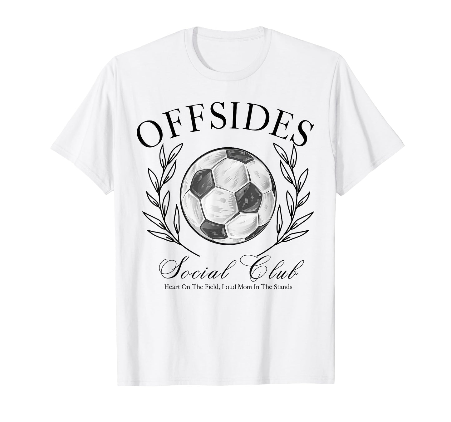 Offsides Social Club Heart Field Loud T-Shirt - Novelty Apparel for Adults - T-Shirt, Sweatshirt, Hoodie