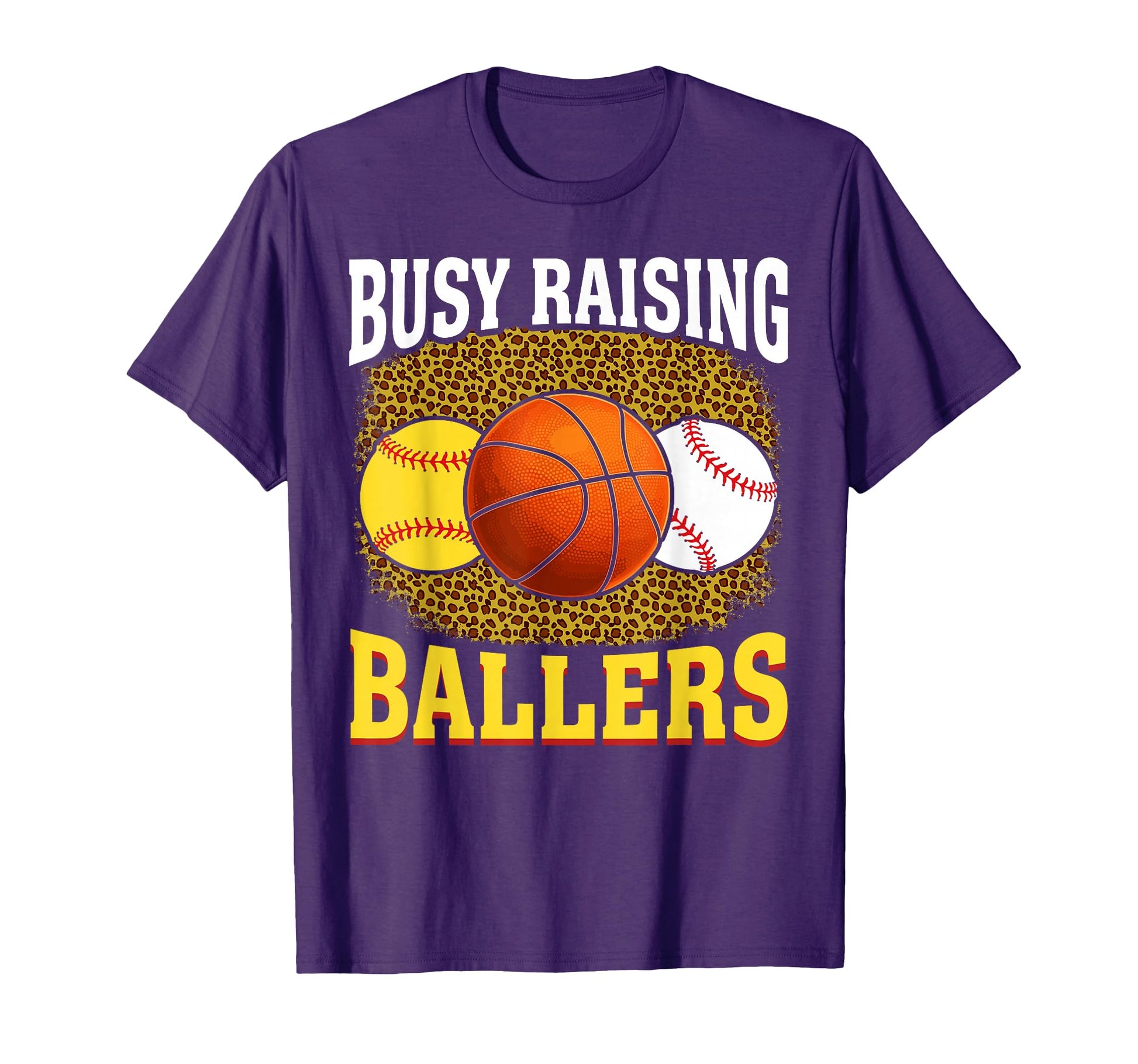 Busy Raising Ballers Softball T-Shirt - Unique Graphic Men Women - T-Shirt, Sweatshirt, Hoodie