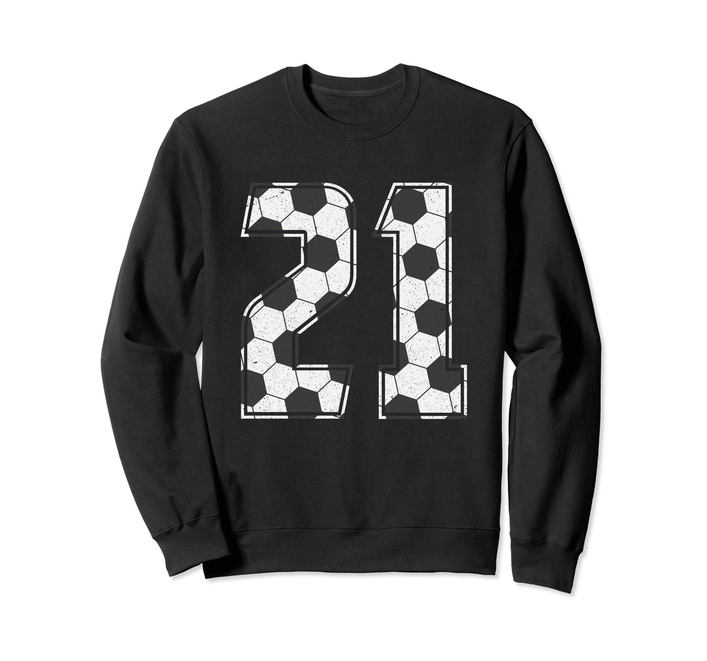 Soccer Player Number 21 Twenty One Sweatshirt - Streetwear Style Men Women - T-Shirt, Sweatshirt, Hoodie