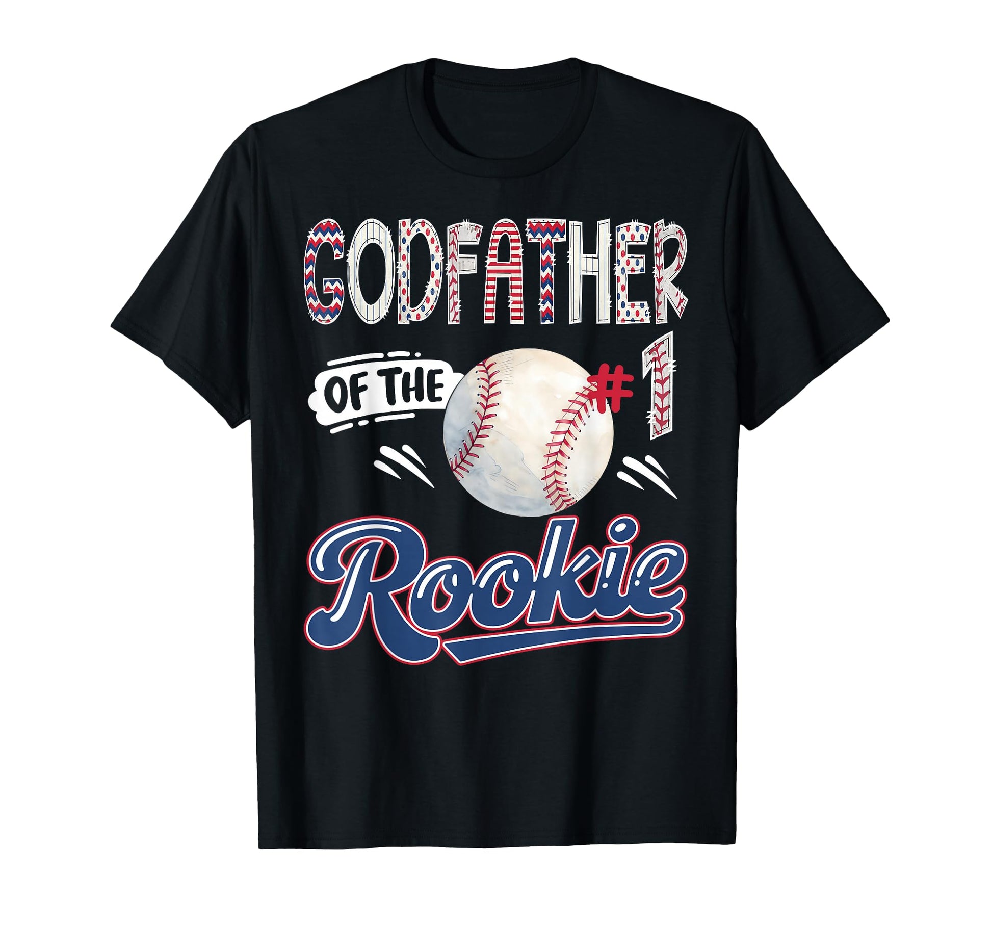 Godfather Rookie Baseball 1St Birthday T-Shirt - Fun Novelty Design Unisex - T-Shirt, Sweatshirt, Hoodie