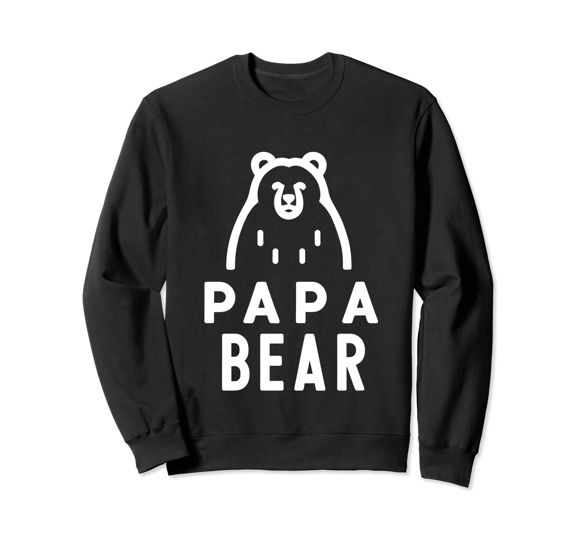 Papa Bear Proud Dad Husband Uncle Sweatshirt - Custom Art Print for Adults - T-Shirt, Sweatshirt, Hoodie