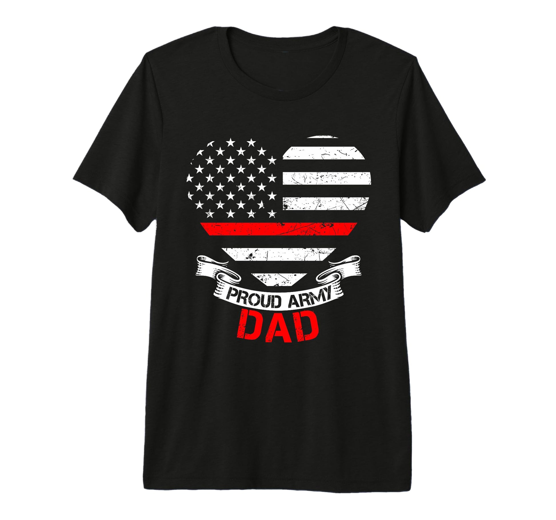 Proud Army Dad Pride Military Dad T-Shirt - Casual Everyday Wear Men Women - T-Shirt, Sweatshirt, Hoodie