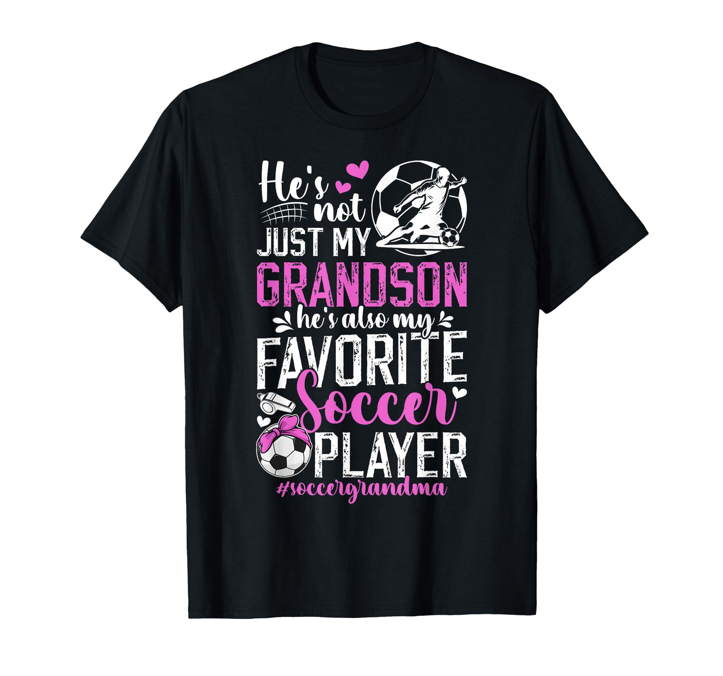 My Favorite Soccer Player Grandma T-Shirt - Custom Art Print for Adults - T-Shirt, Sweatshirt, Hoodie