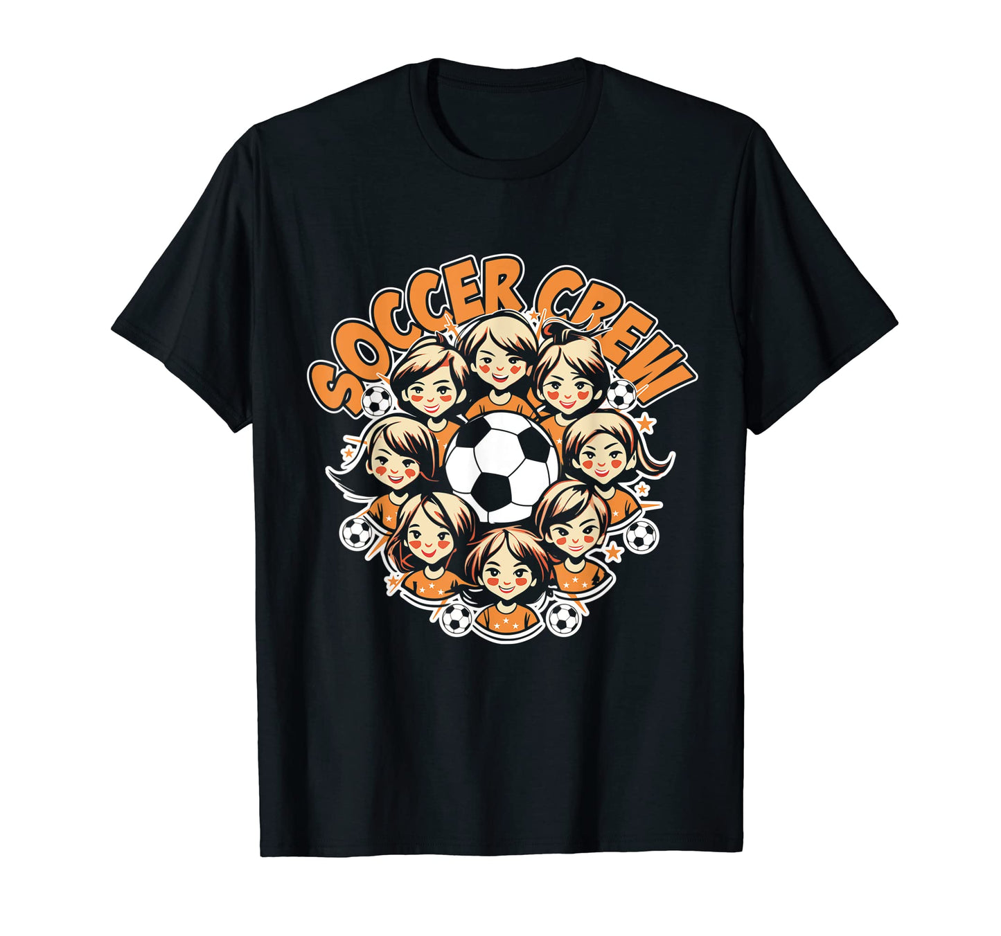 Soccer Ladies Crew Soccer Team Group T-Shirt - Minimalist Print Men Women - T-Shirt, Sweatshirt, Hoodie