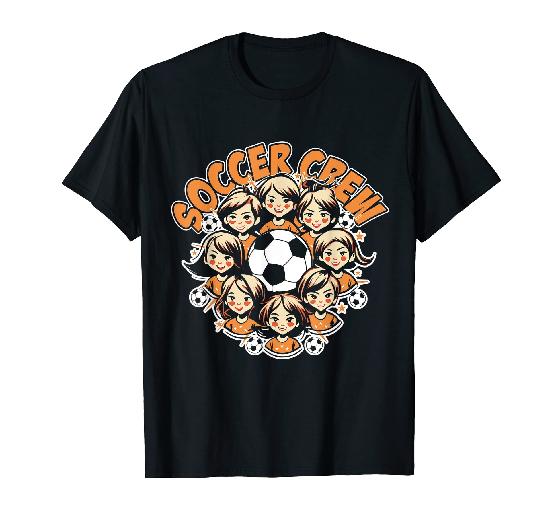 Soccer Ladies Crew Soccer Team Group T-Shirt - Minimalist Print Men Women - T-Shirt, Sweatshirt, Hoodie