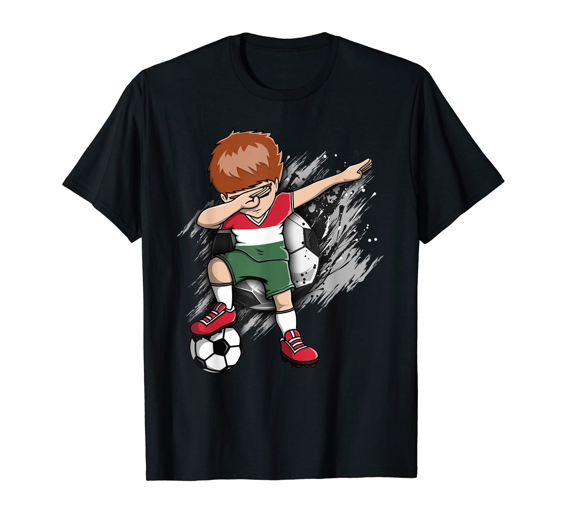 Dabbing Soccer Hungary Jersey T-Shirt - Streetwear Style Men Women - T-Shirt, Sweatshirt, Hoodie